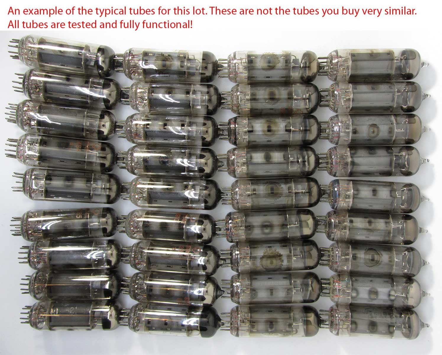 32 pcs in LOT 6P14P USSR VINTAGE TUBES in Good Condition ~ EL84 ~ 6BQ5 ~ 7189