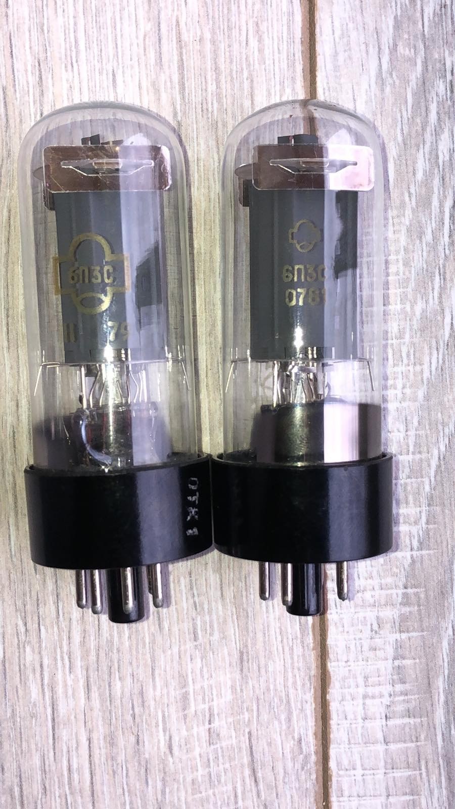 6P3S Reflector MATCHED PAIR Tetrode tube Lot 2pcs (analog 6L6, 6L6GT, 5881)