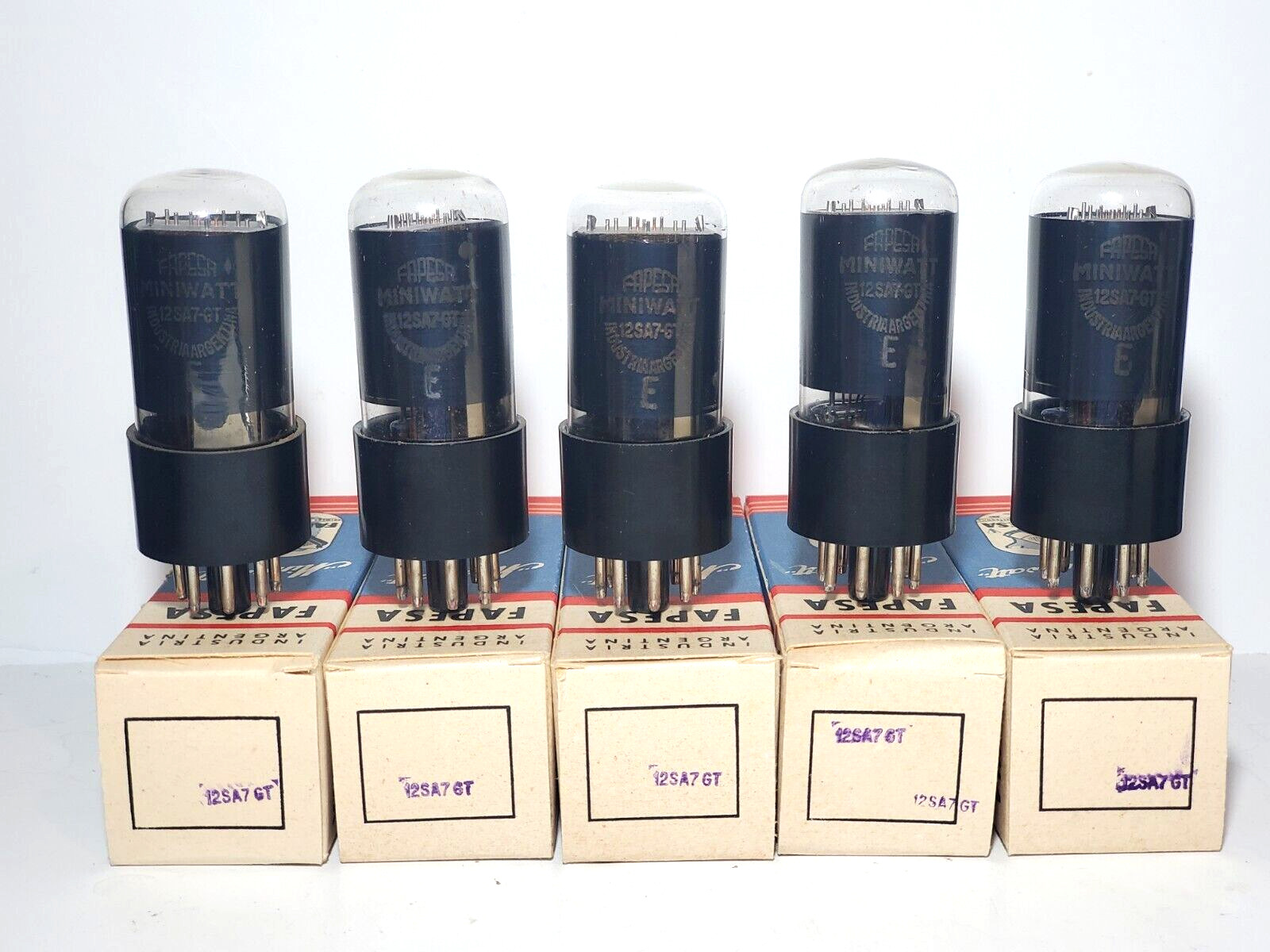 1 NOS Philips Miniwatt 12SA7GT Vacuum Tube Tested On TV – 7 Many Available