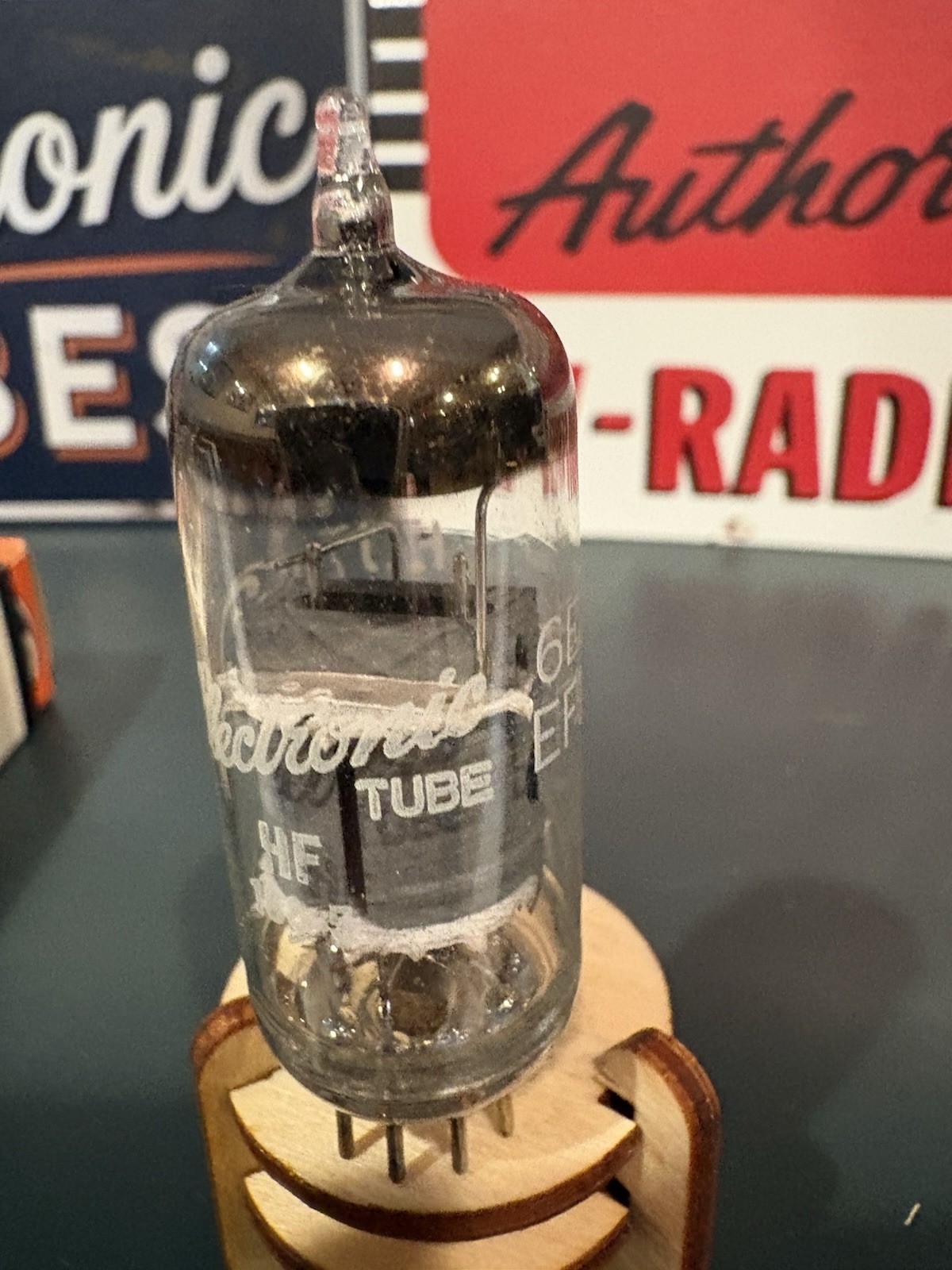 Sleeve Of 5 GE 6EJ7 EF184 Vacuum Tubes HICKOK Tested NOS NIB. Same 1972 Dates 🧱
