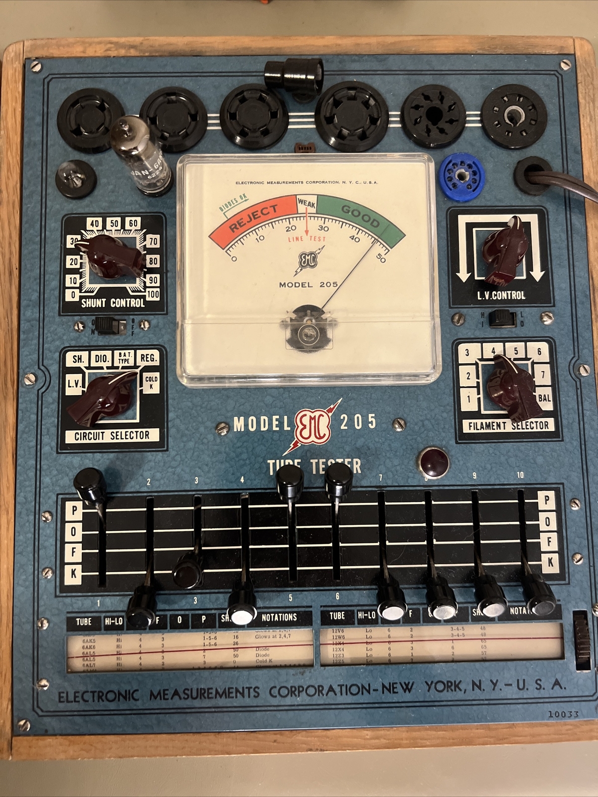 1962 Tung-Sol Jan 6AK6 Vacuum Tube Military Grade Tested Good With Pictures