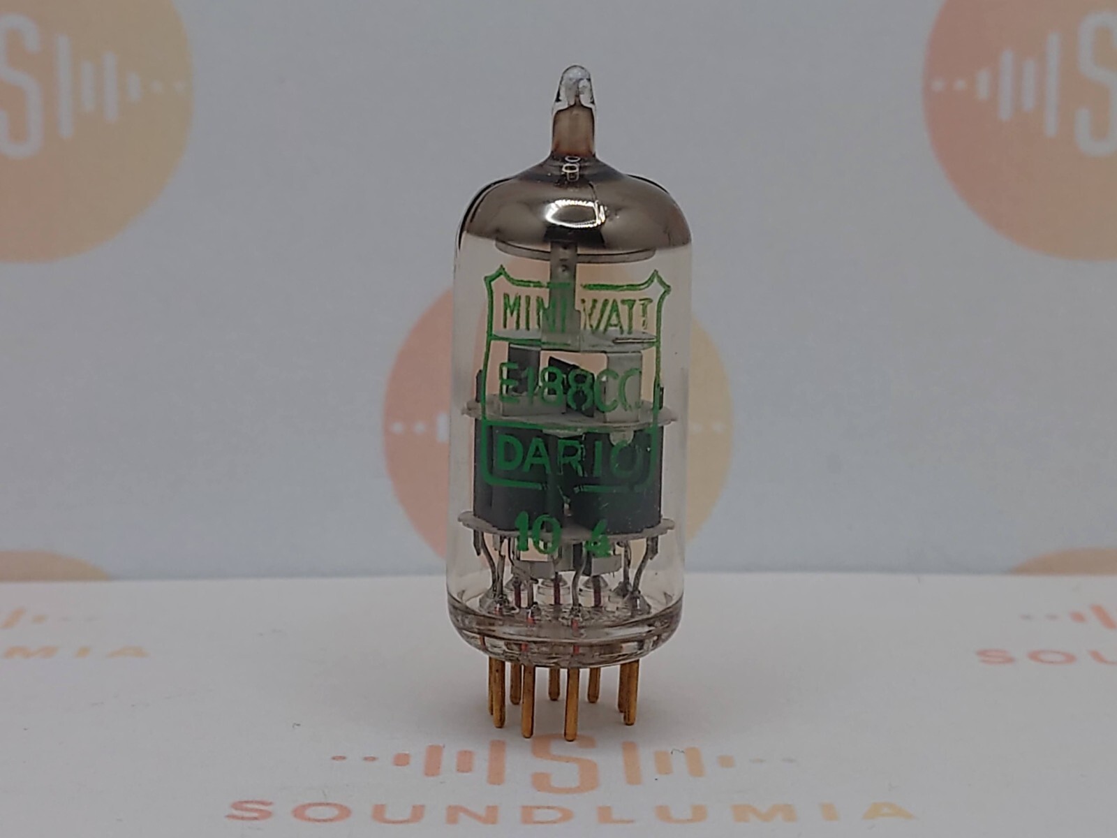 1x La Radiotechnique E188CC 7308 – Suresnes, FR 1963 – Dario Label – Tests NOS+