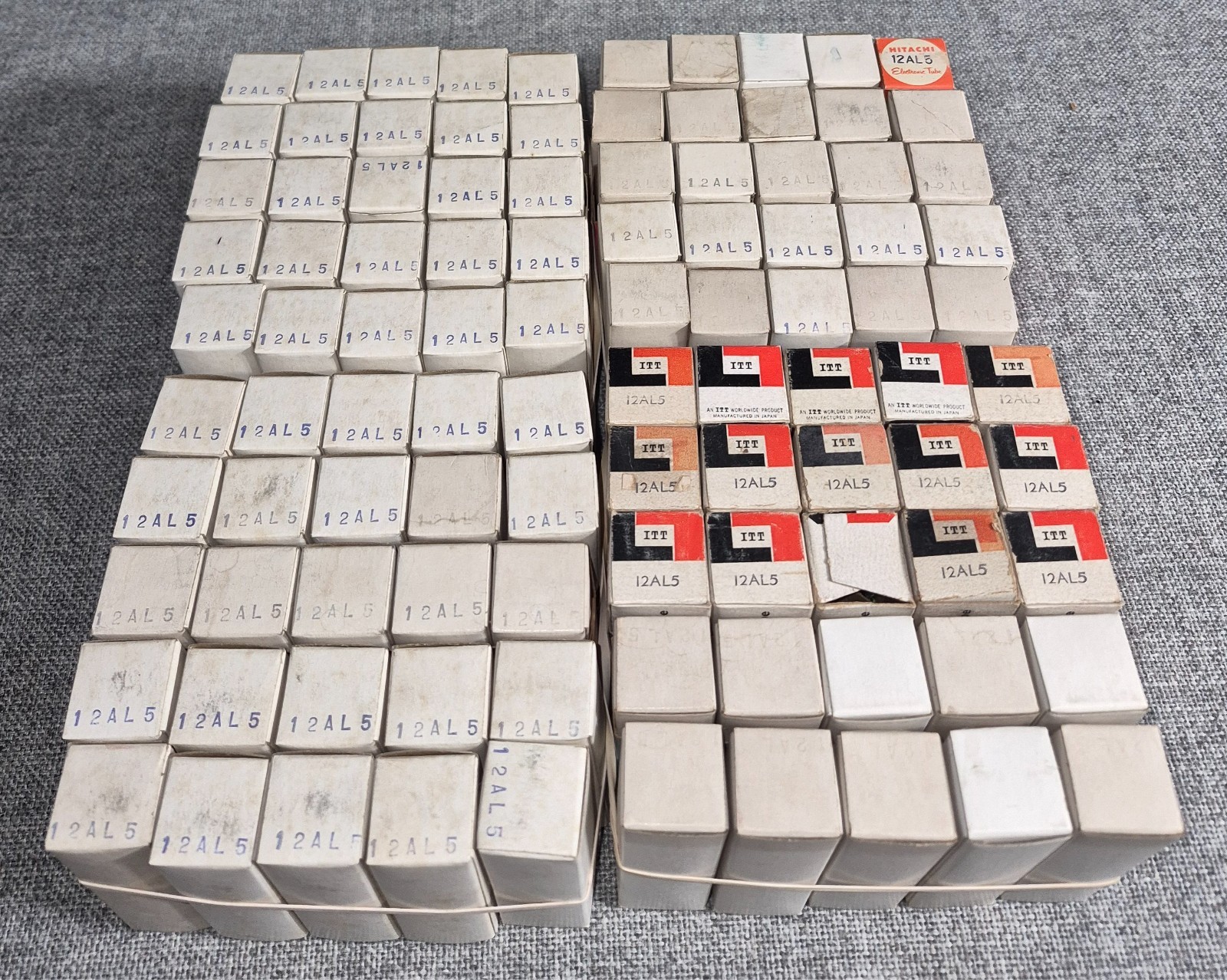 Hitachi ITT 12AL5 Tubes (100)