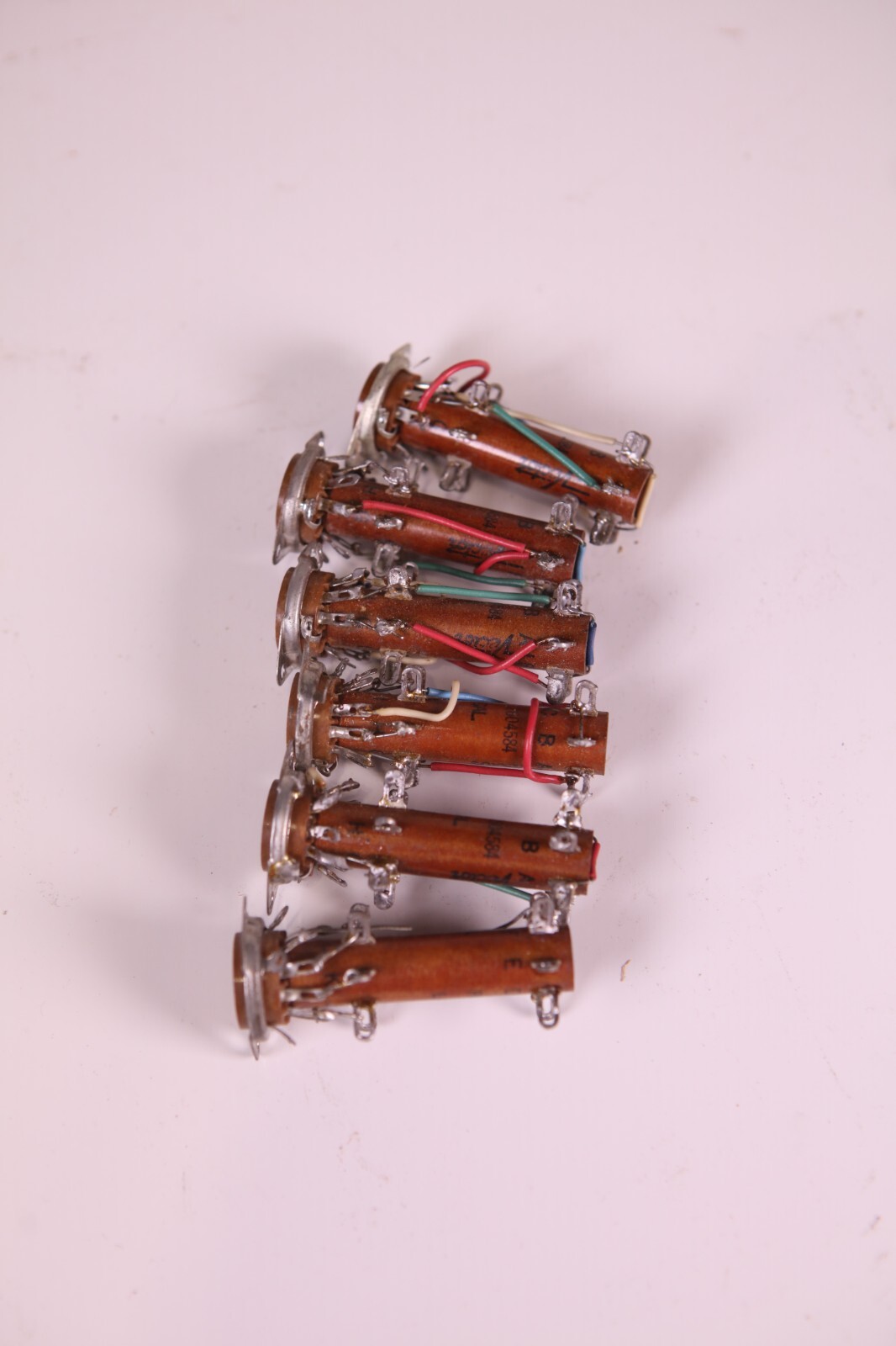 Lot of 6 Vintage Vector 9 Pin Tube Sockets