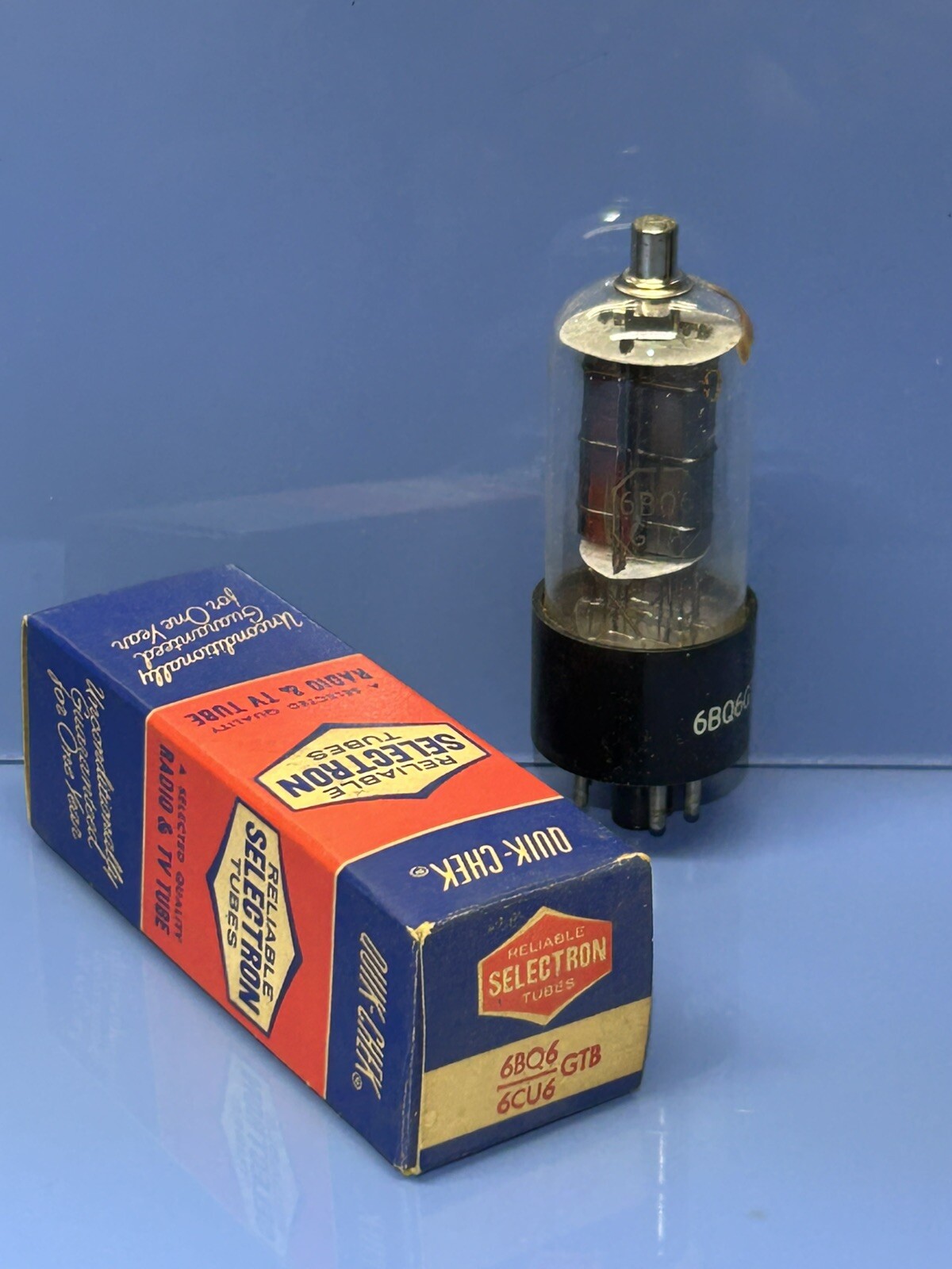 Radio Tv Tube 6CU6/6BQ6 GTA GTB SELECTRON QUIK CHEK NEW Open Box