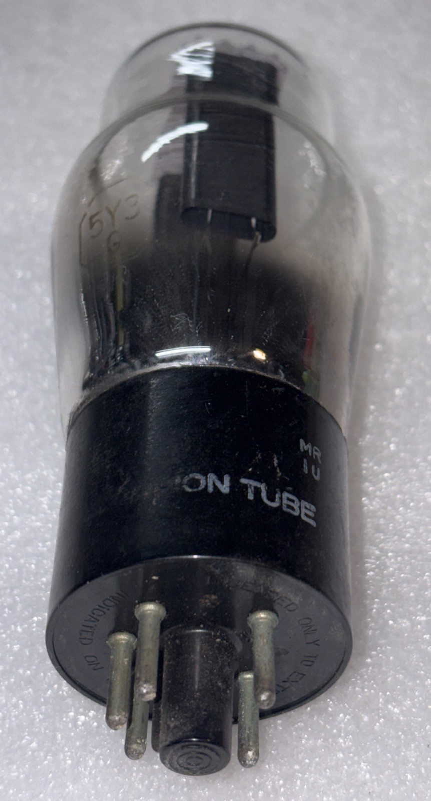 National 5Y3GT Rectifier Tube Tested Strong