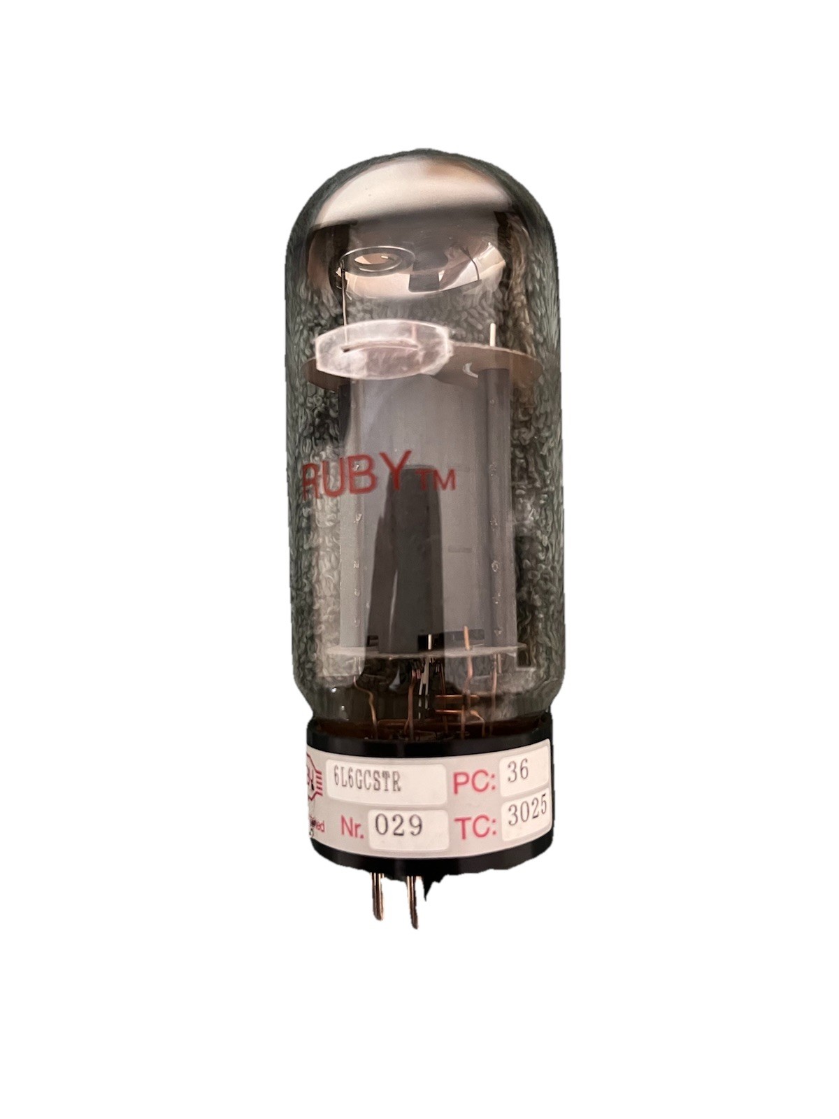 Ruby Tubes 6L6GCSTR Power Vacuum Tube Tested