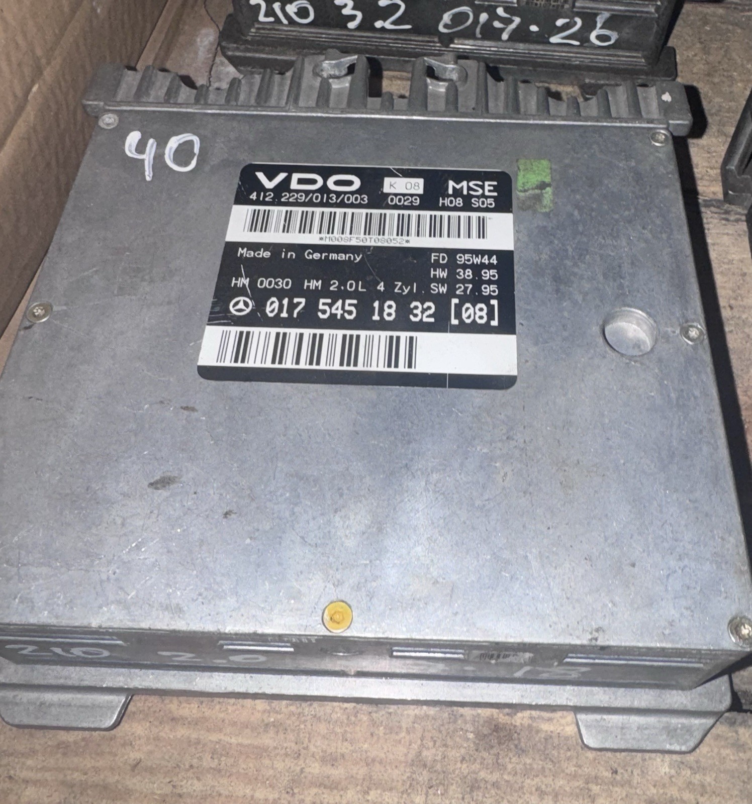 OEM ECU Mercedes W202 W210 0175451832 VDO 412229013003