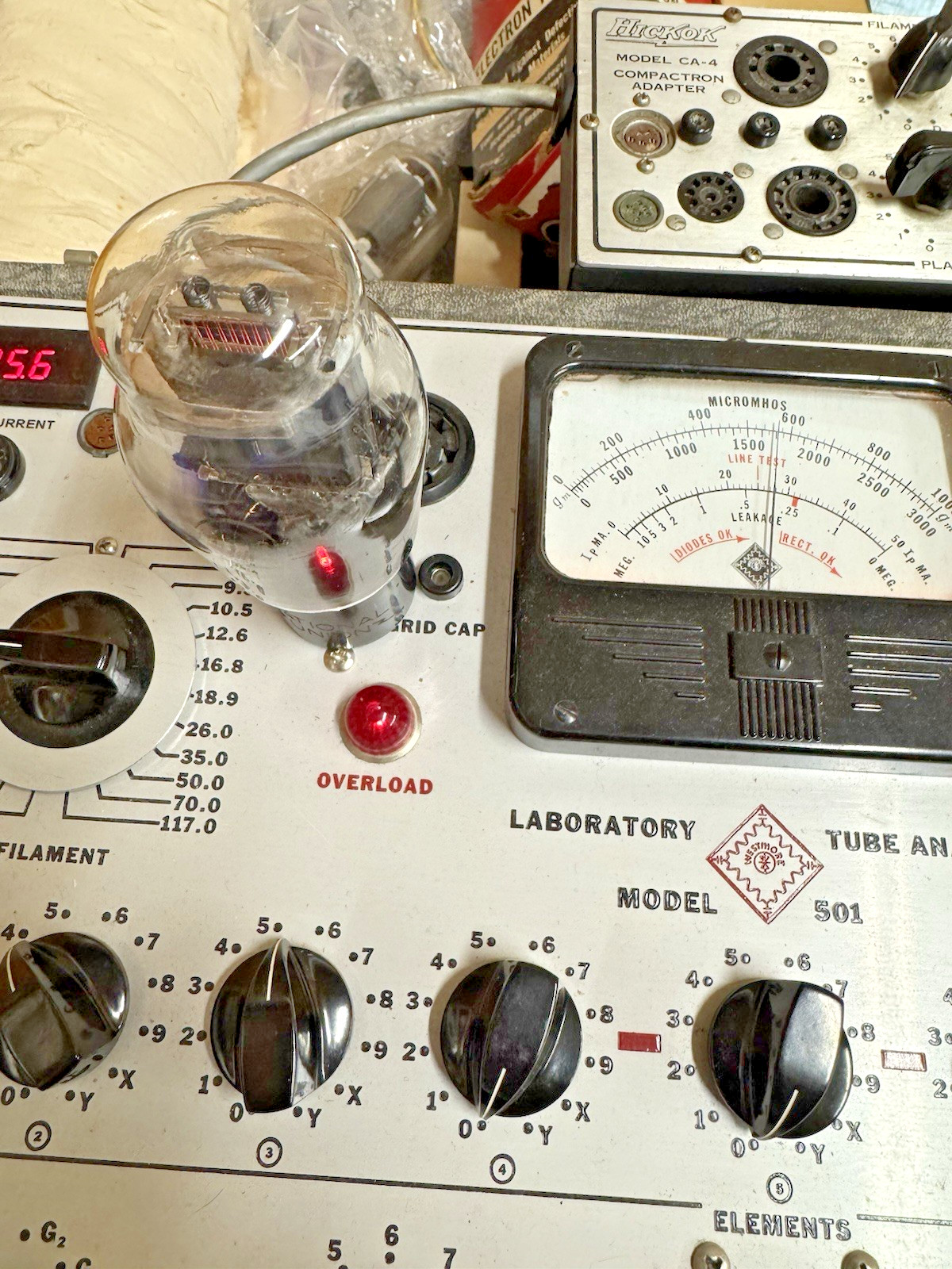 National Union 2A3 Single Plate Tube Tests Strong