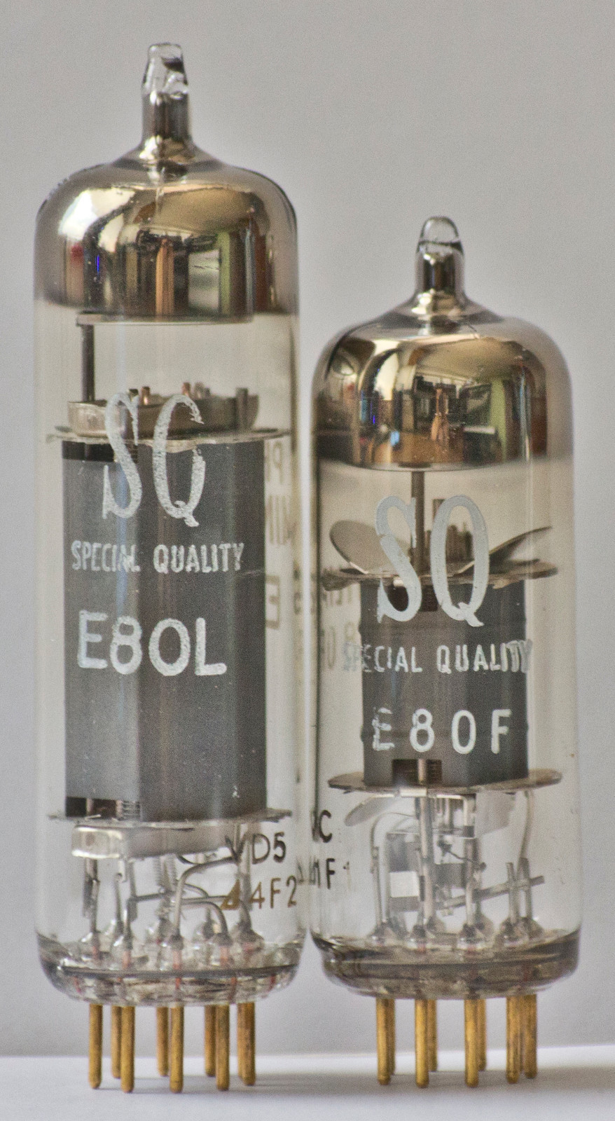 WSW SIEMENS 811350B COMPLETE TUBE SET E80L + E80F PHILIPS MINIWATT NOS