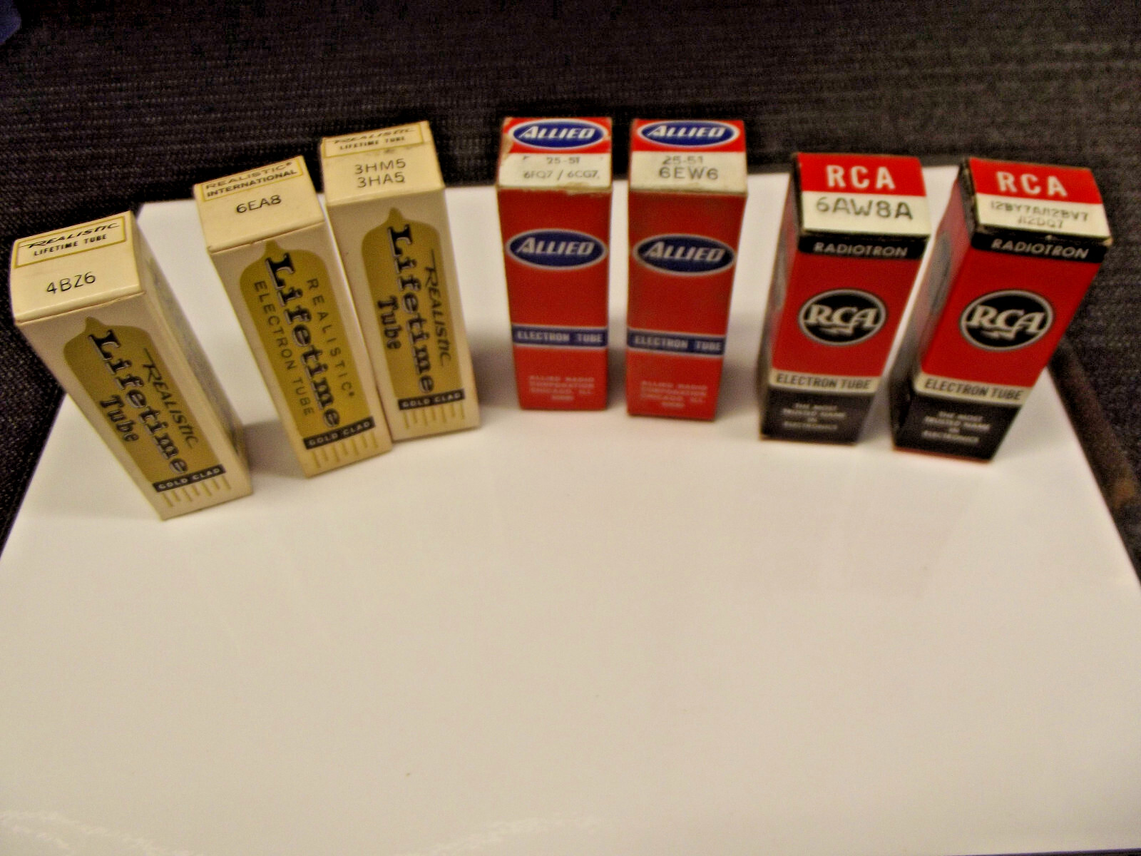 LOT Vintage Vacuum Tubes TV Radio Audio RF 12by7a 6aw8a 6ew6 6fq7 4bz6 6ea8 3hm5