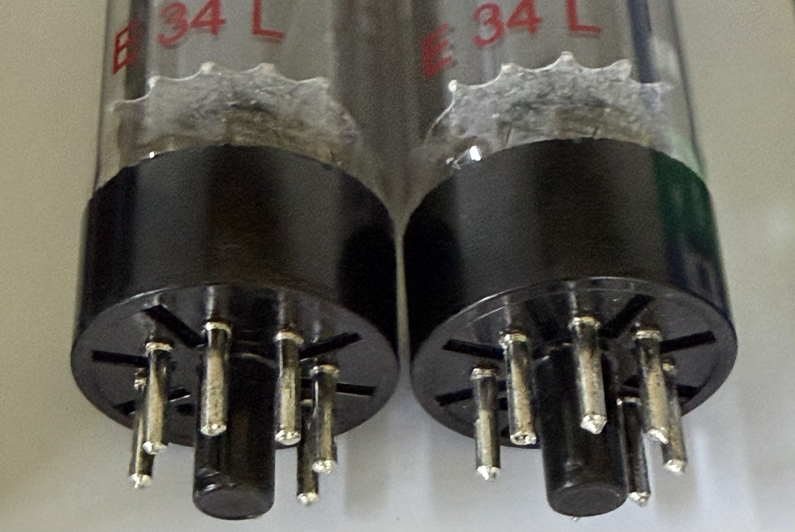 Pair JJ Electronic EL 34 / 6CA7 Power Tubes Tested B&K 700 for GM, 606 Emissions