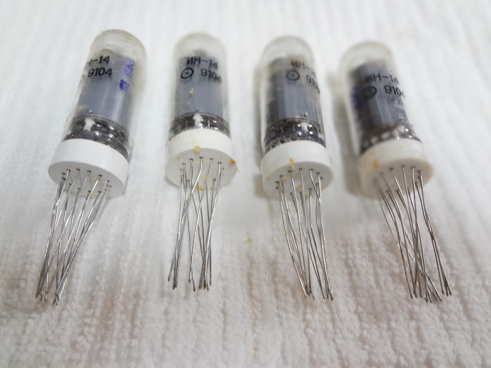 IN-14 IN14 ИН-14 Nixie tubes for clock. **SET OF 4** NOS. US Stock. *READ*