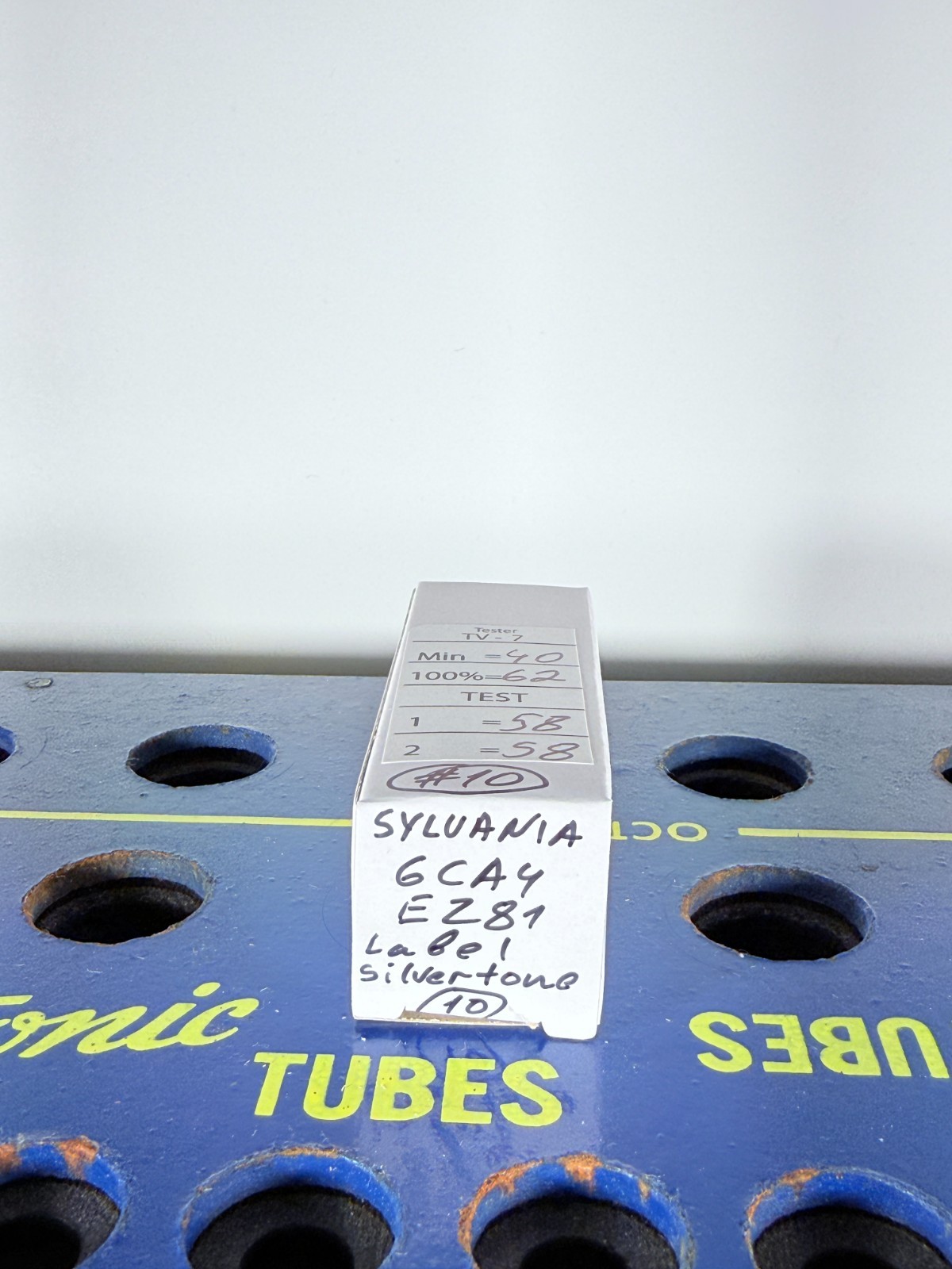Sylvania 6CA4 EZ81 Tested Good Balanced Tube