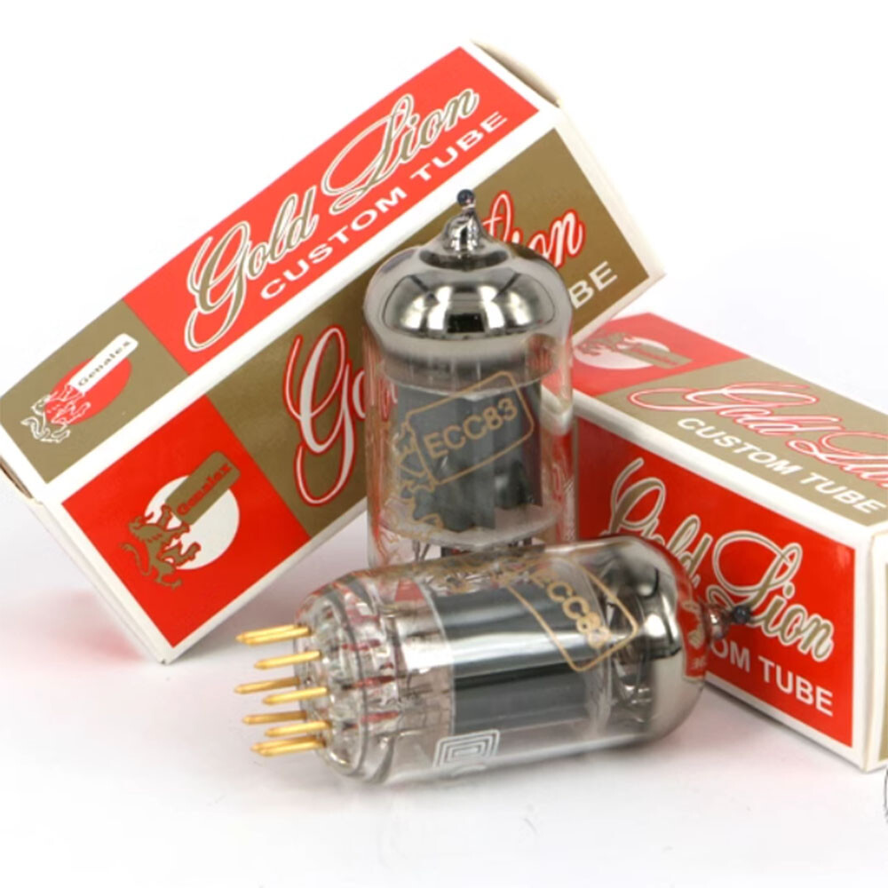 2pcs matched Valve Vacuum Tube GOLD LION Gold pin ECC83 12AX7 Replace B759