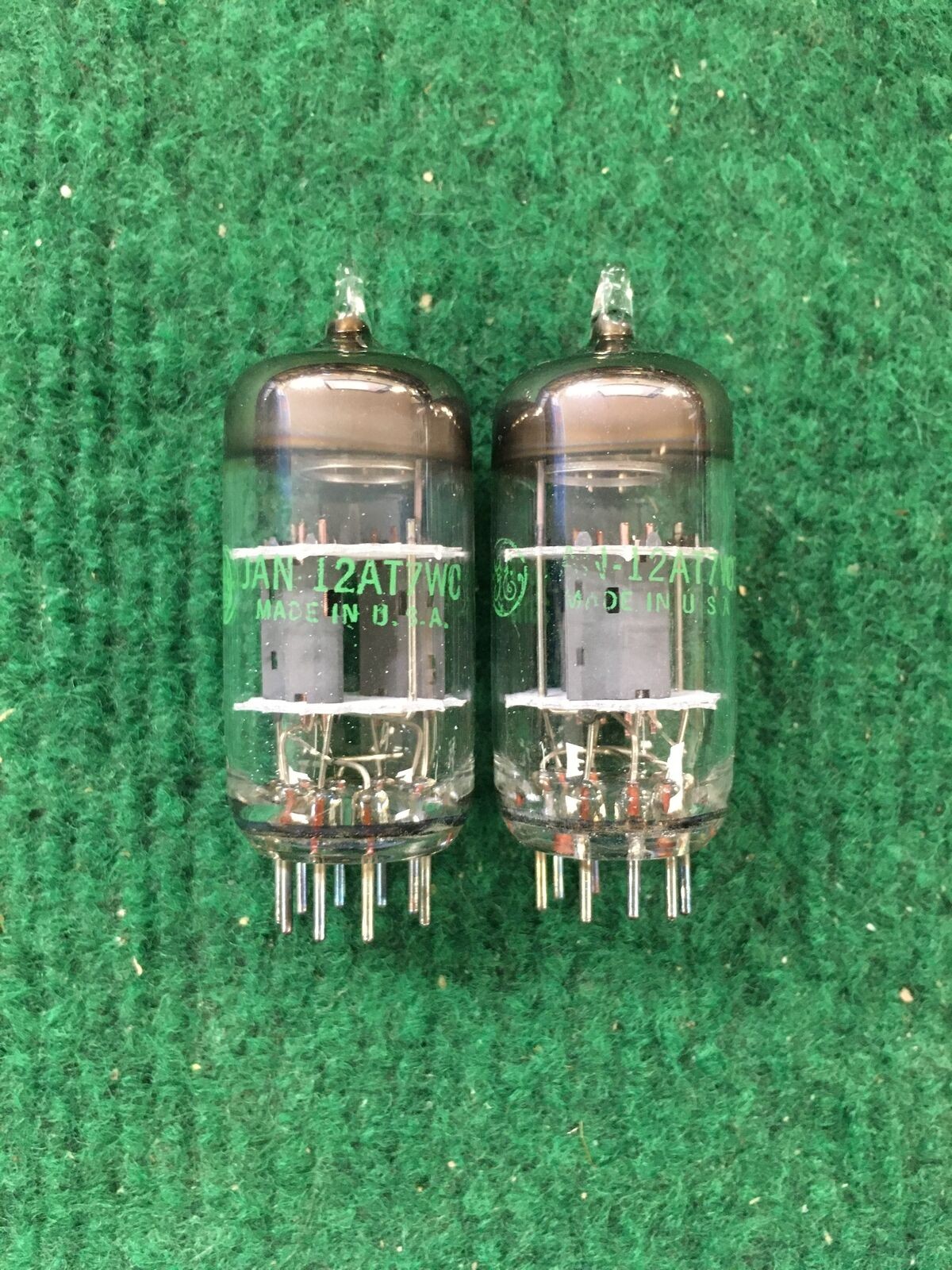 GE * 12AT7WC Tubes * Pair * Tested 85/85 90/89