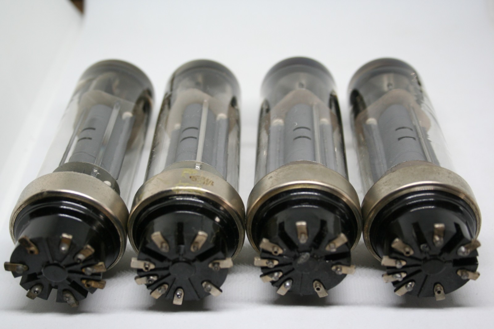4699 METAL BASE EL6/425 TUBE QUAD MATCHED 1950’s PRE EL34 EL60 VINATGE STEREO X4