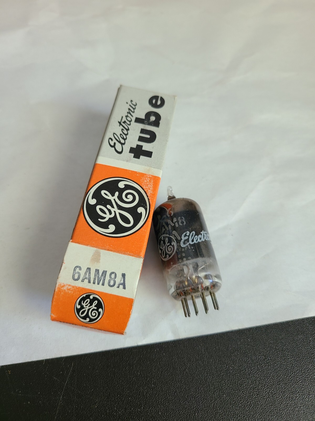 Lot 10 GE Electronic Tubes w Boxes 6DE7, 6DT5, 6AS5, 6FH5 ETC