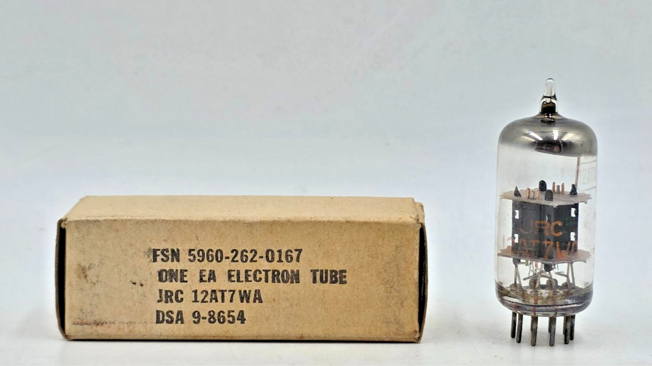 12AT7WA / ECC81 JRC RCA Balanced Tube (New Old Stock) 1 Year Warranty 6201