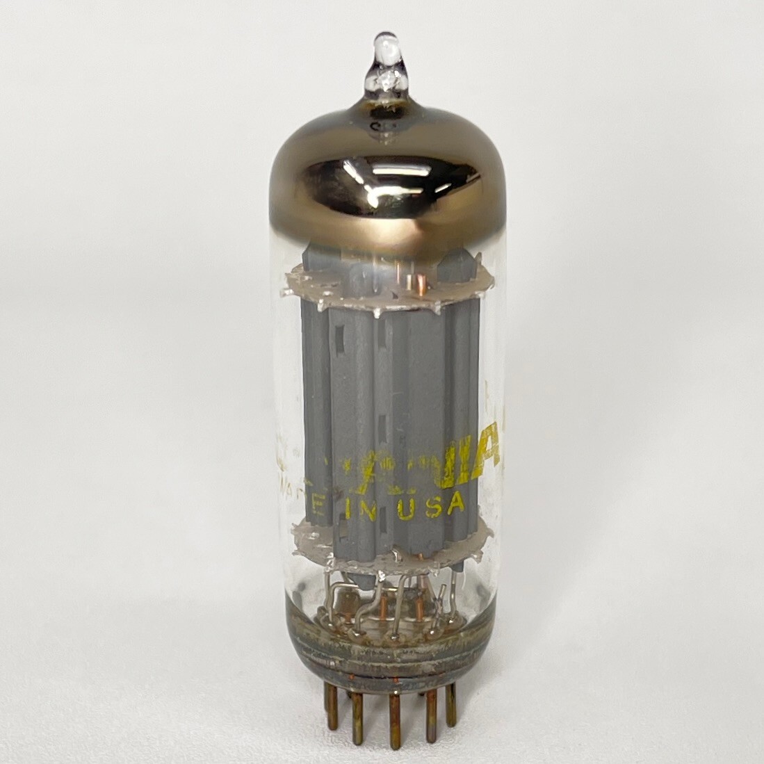 (1) Tested 1966 Sylvania 6GU7 Tube Code ad AFJ Sylvania 6GU7 Twin Triode Tube