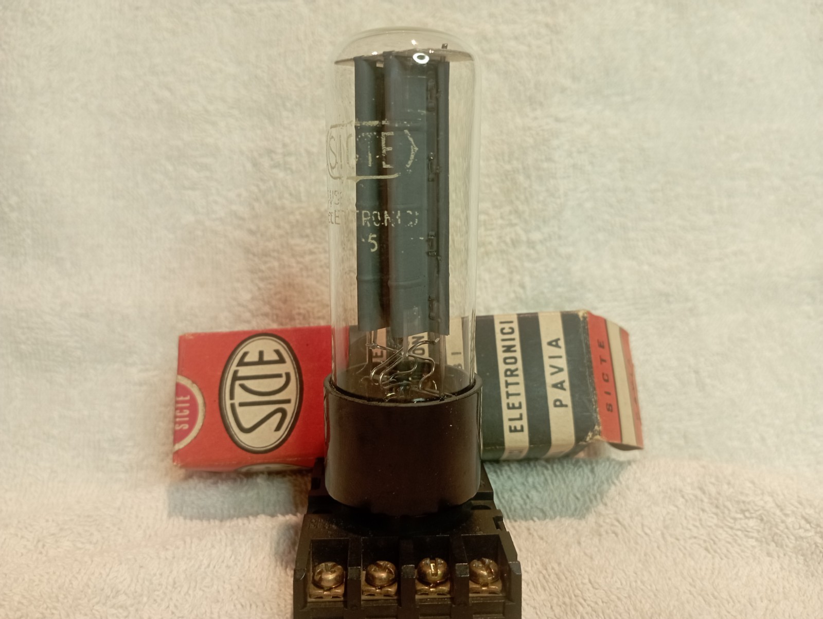 5X4GT SICTE VALVE VINTAGE TUBE STRONG BALANCED MADE IN ITALY