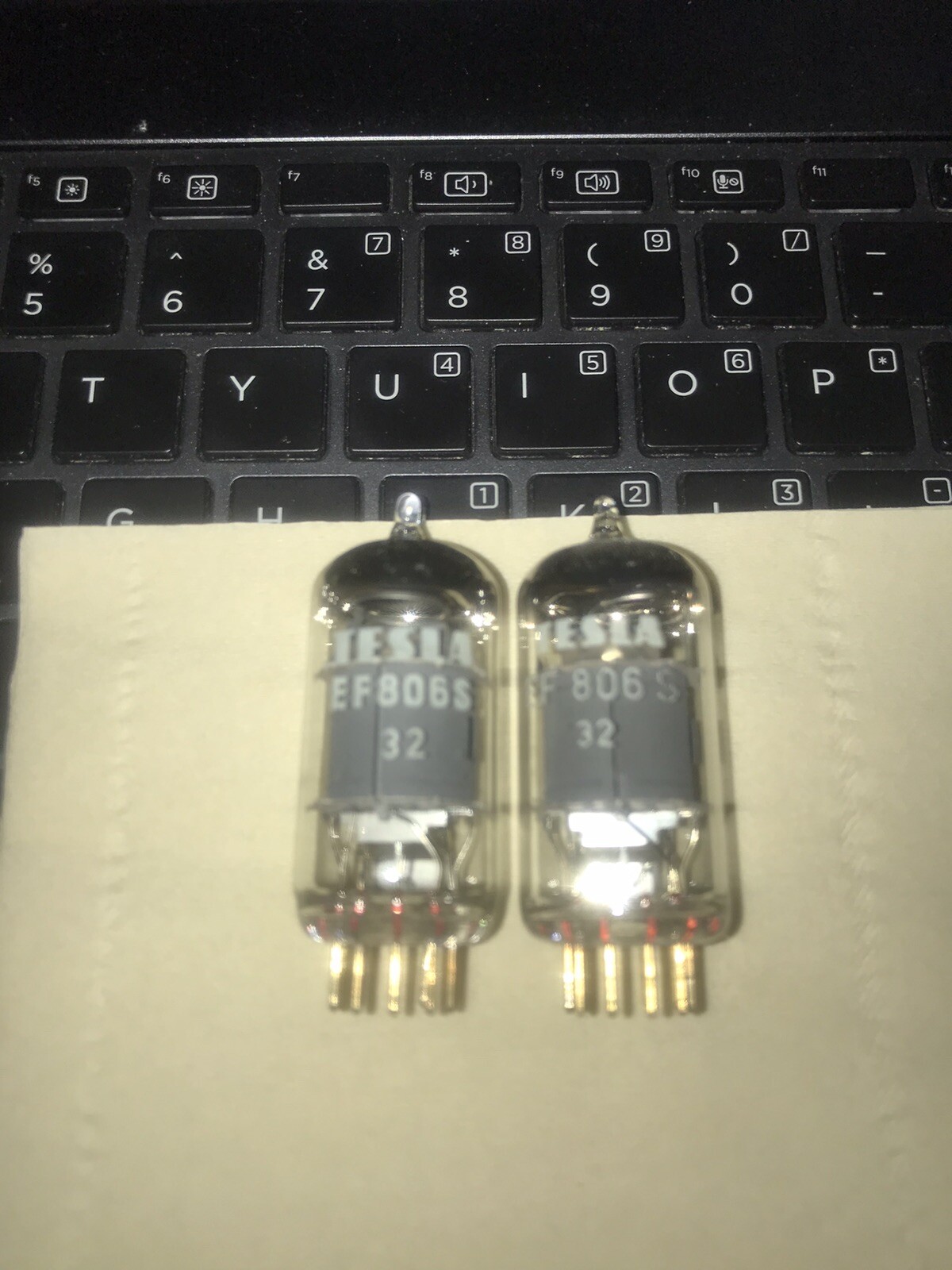 Tesla EF806S EF86 CV6085 Gold Pins Excellent Testing Value Matched Pair