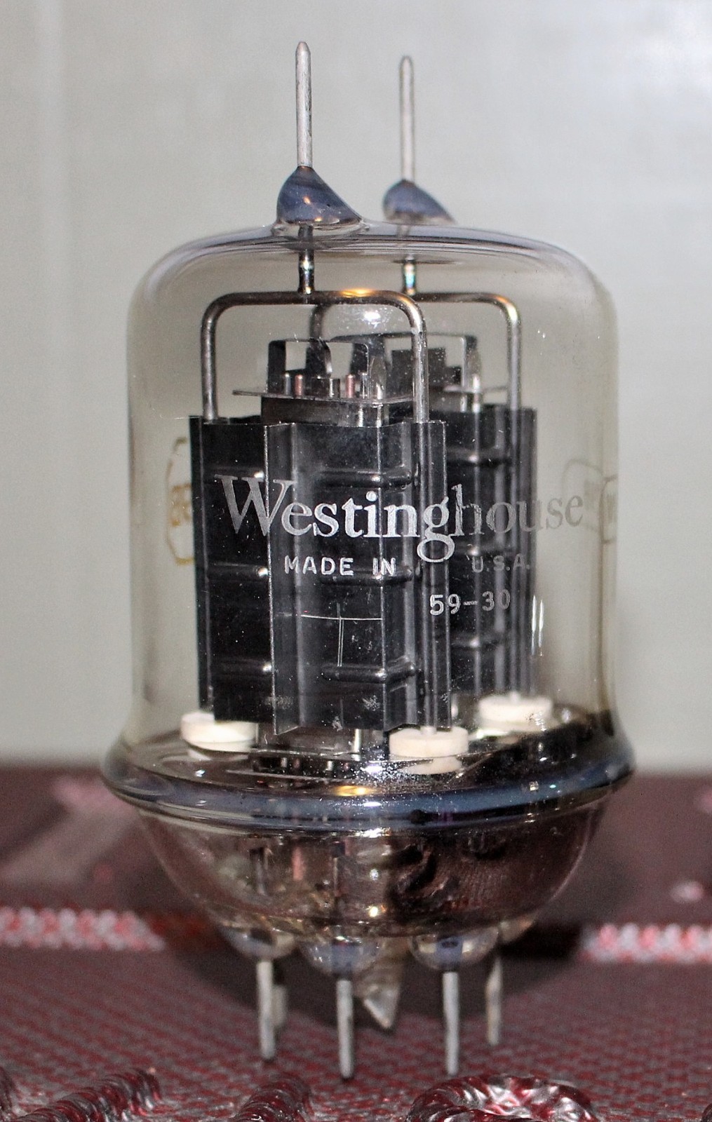 WESTINGHOUSE WL 829B BLACK PLATE TRANSMITTER TUBE VINTAGE 1959 BY RCA