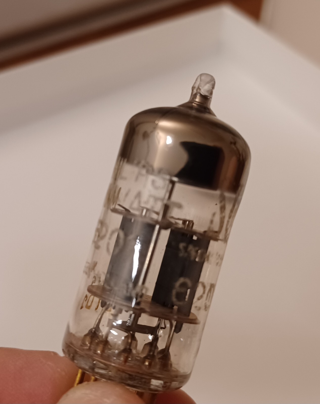 Philips Miniwatt 6201 Pinched Waist Gold Pins 12AT7