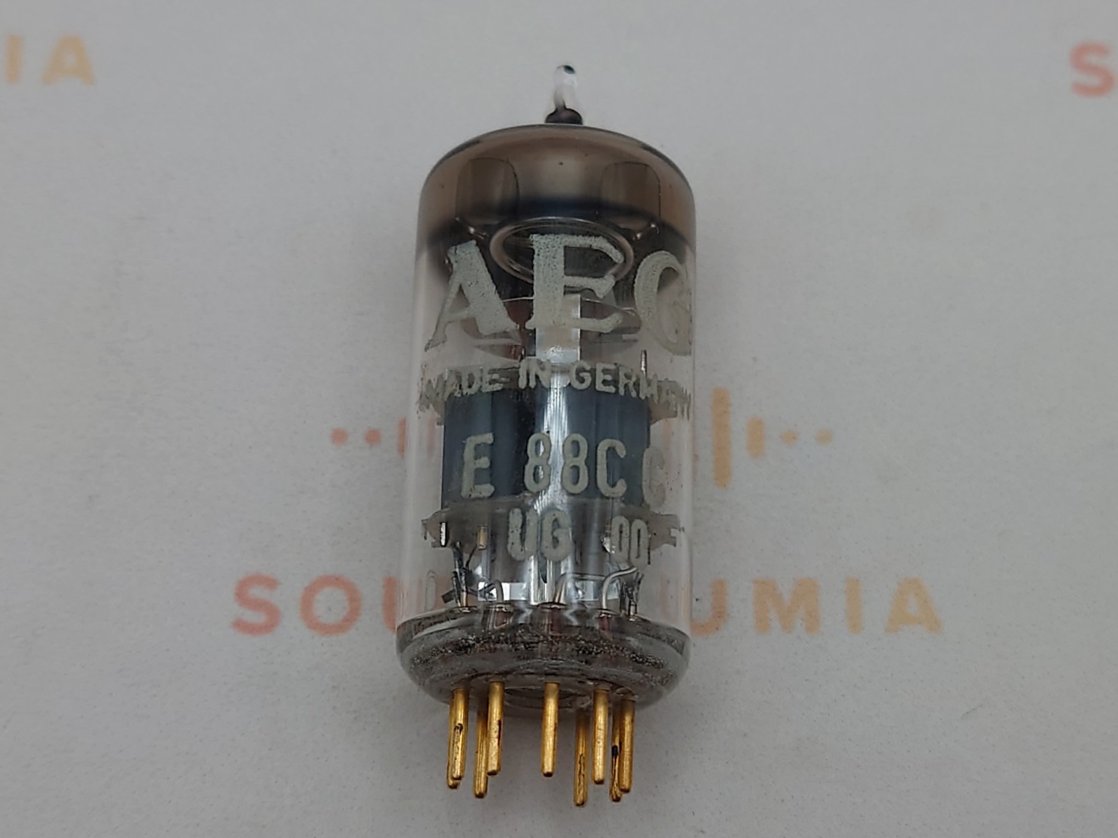 1x Telefunken E88CC 6922 O-getter AEG label ◇ Bottom – Strong