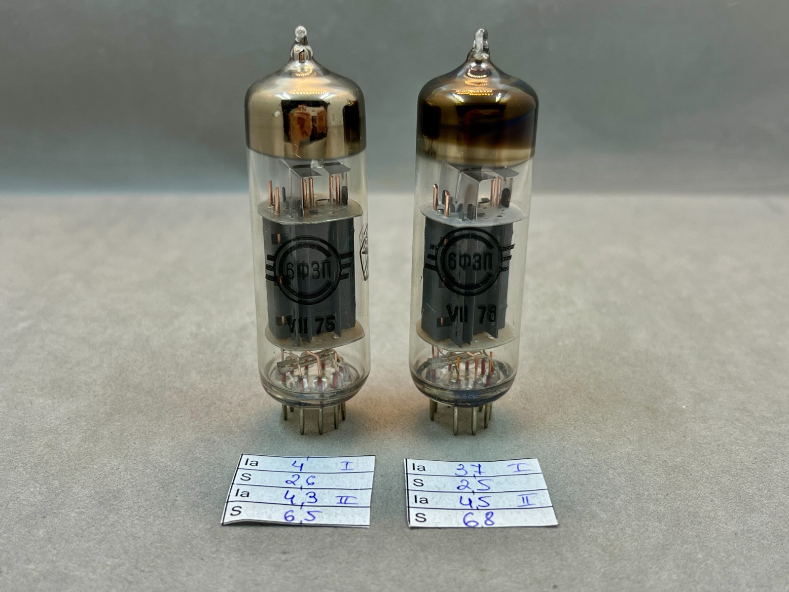 2 PCS 6F3P 6Ф3П (6BM8,ECL82) UNUSED TRIODE – PENTODE VACUUM TUBE SVETLANA
