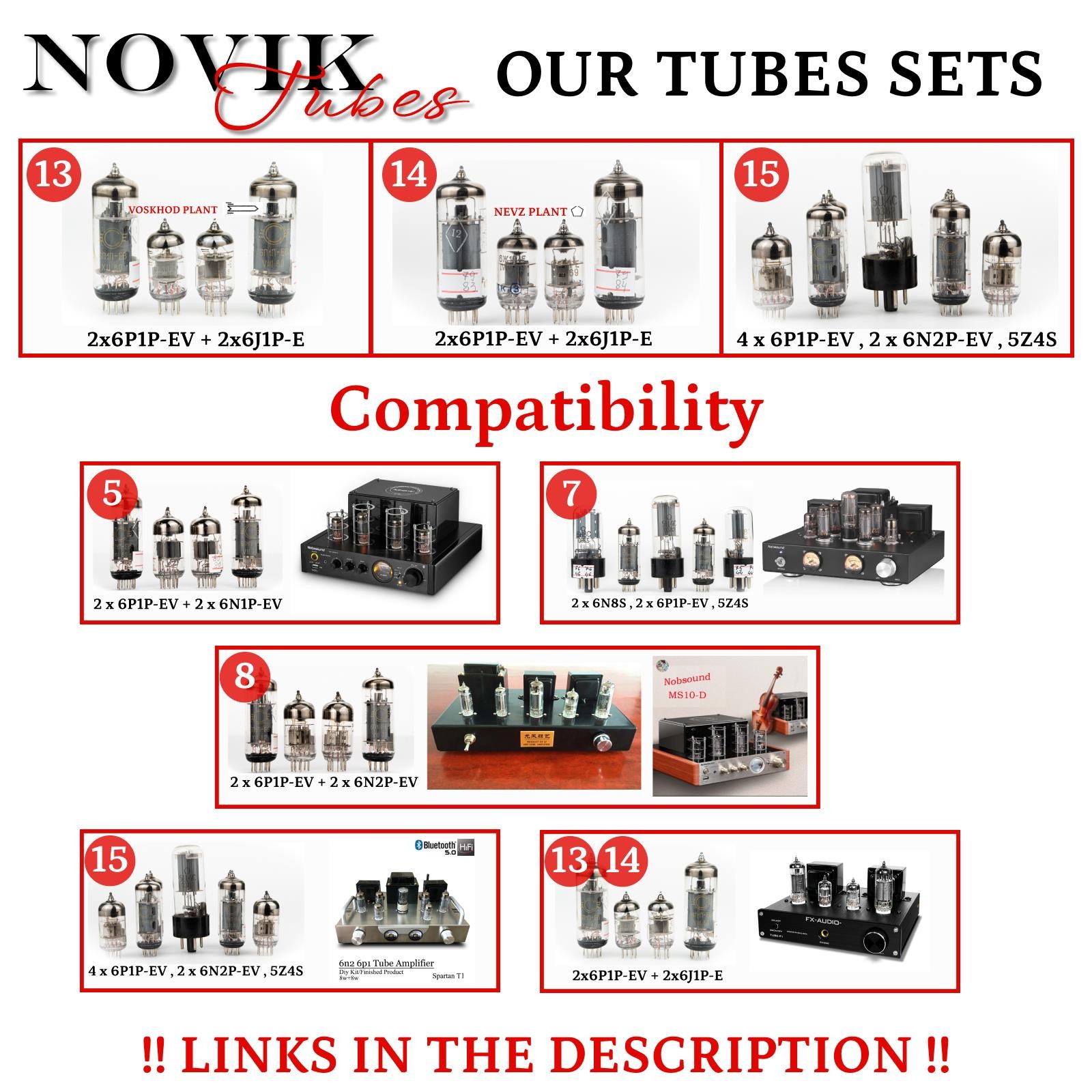 Tube Tester L3-3(befor 72)Full Tube Set 6P1P -EV (4) 6N3P-EV (3) 6Z3P-E(5)