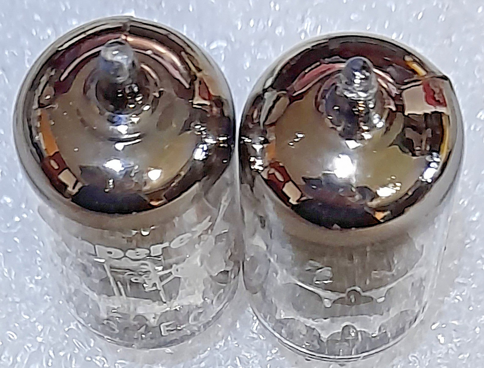 Pair ECC88 6DJ8 Amperex Bugle Boy, Holland, Vacuum Tubes, TV-7D Tested