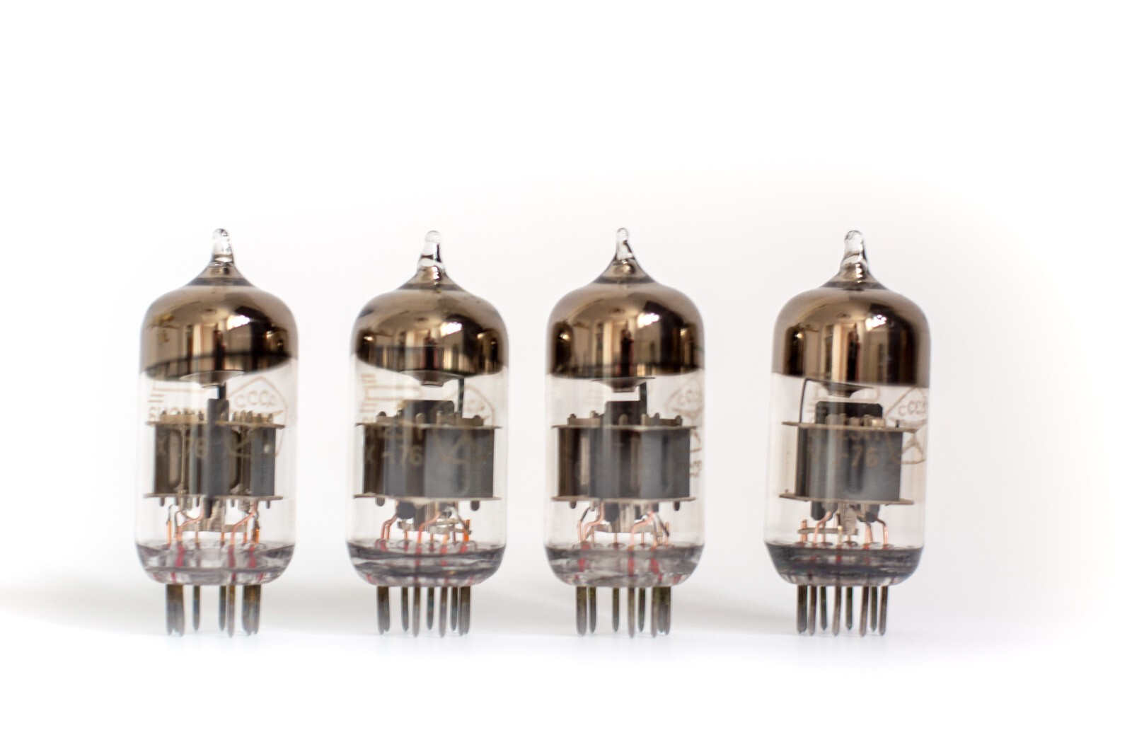 MATCHED QUAD 6N23P Voskhod 1976 year. DOUBLE TRIODE Tube 6DJ8 E88CC. NEW