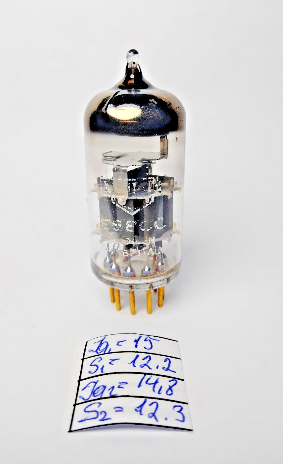 1 pcs Little Used E88CC/6DJ8 /ECC88 Mullard tube