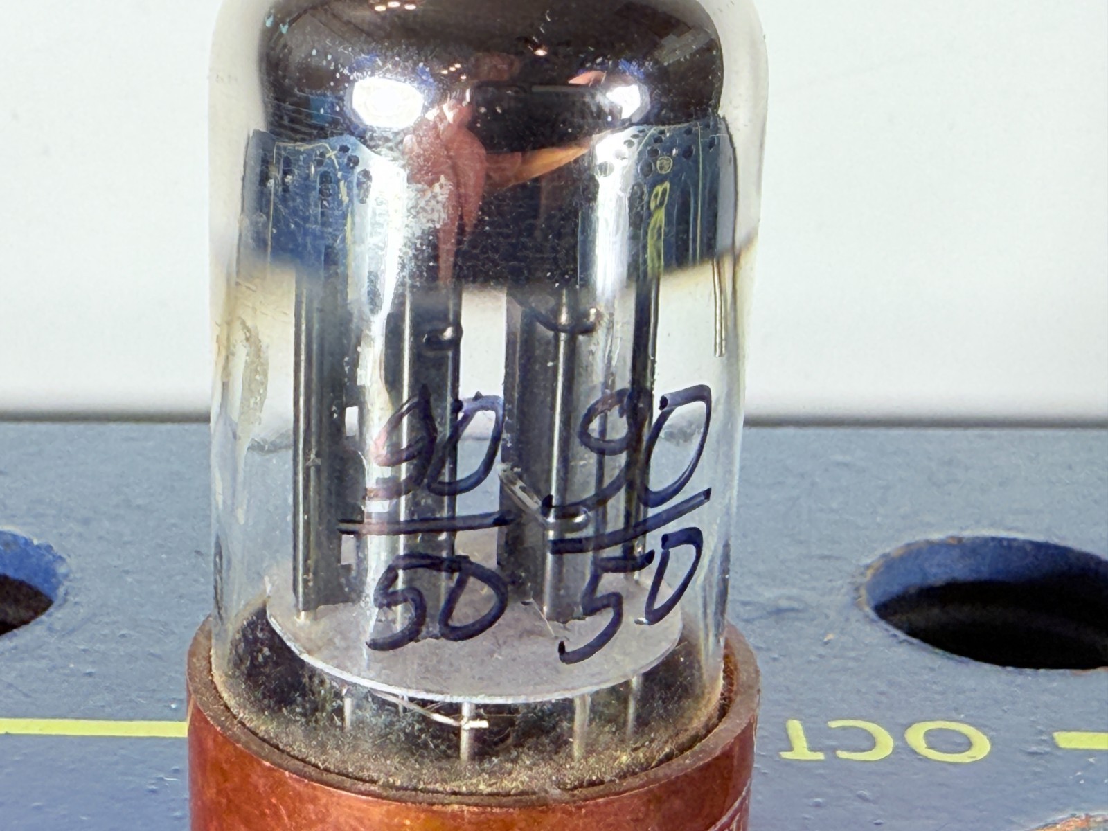CBS 6SN7WGT Black Plate Chrome Dome Tested Like NOS Balanced Tube