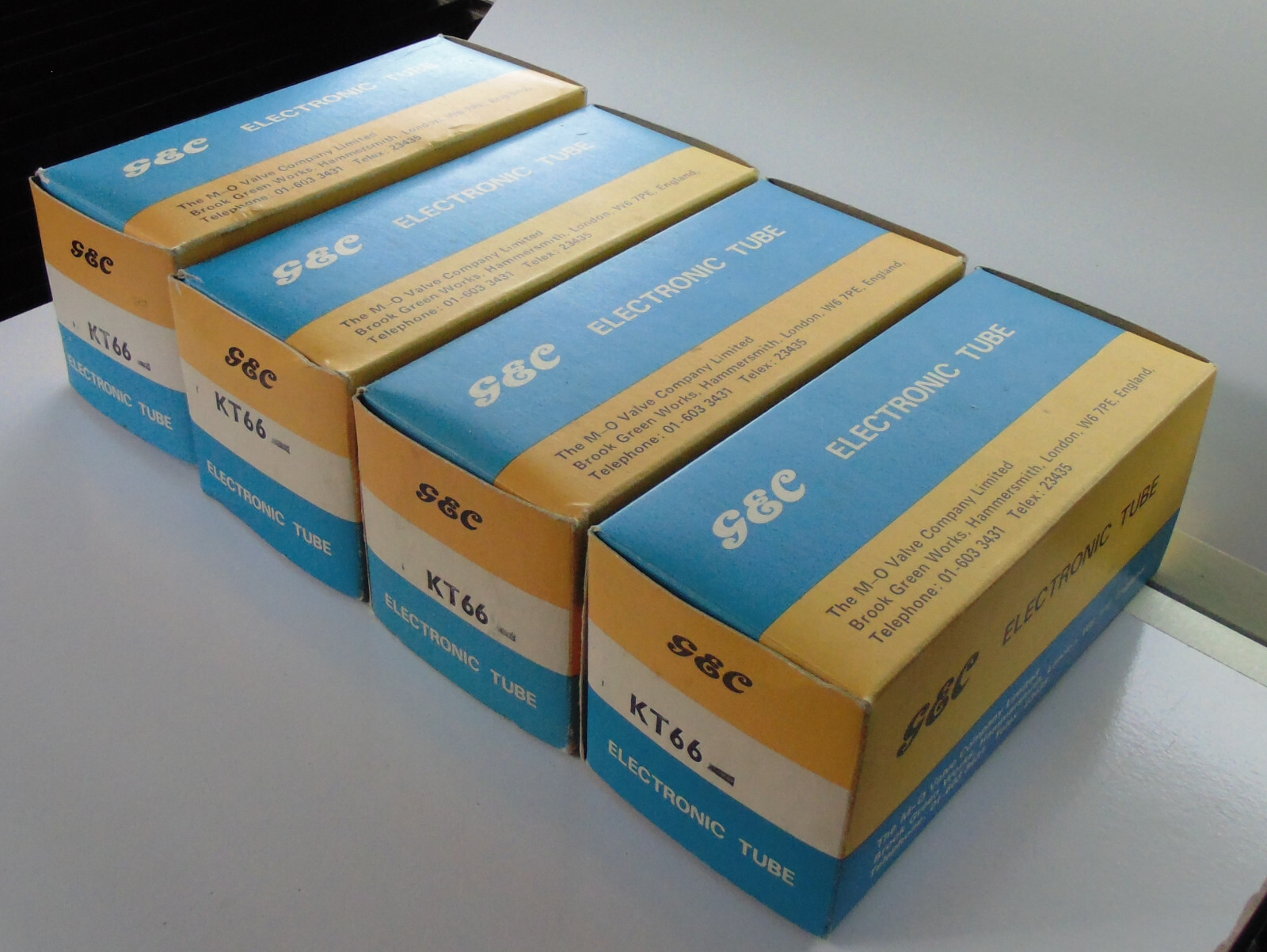 GEC KT66 tube QUAD same batch NIB NOS