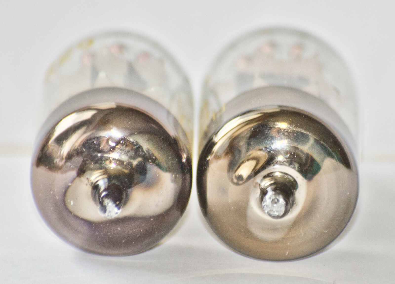 FUNKWERK ERFURT ECC85 6AQ8 NOS MATCHED PAIR FOIL GETTER GERMAN TUBES 1958 EAR AM