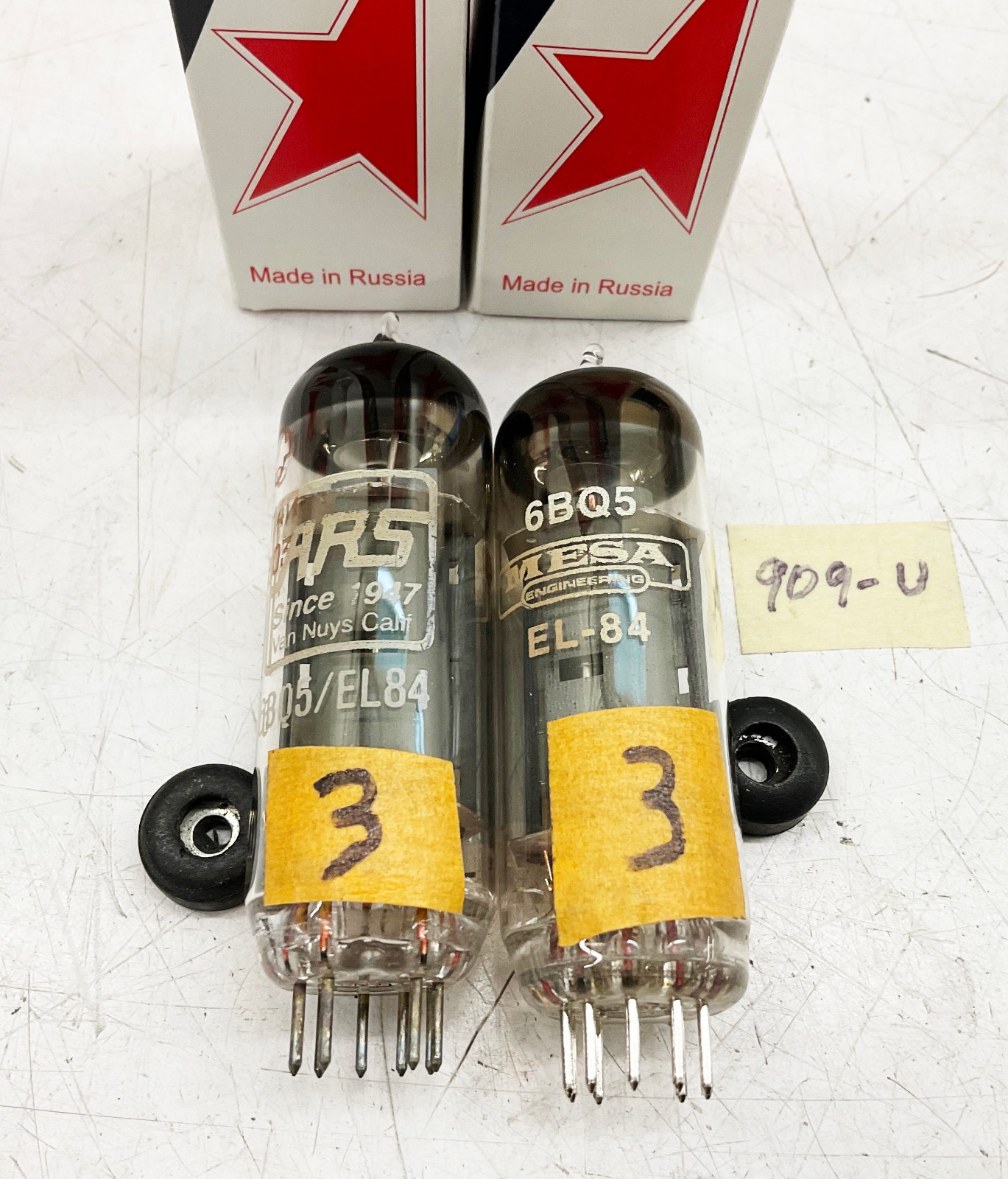 Pair of Sovtek EL84 Tubes Tested and Matched