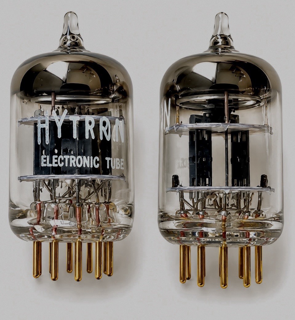 NOS HYTRON 5670W Gold Pin Matched Pair 2C51 / 396A Excellent WE396A Tested TV-7