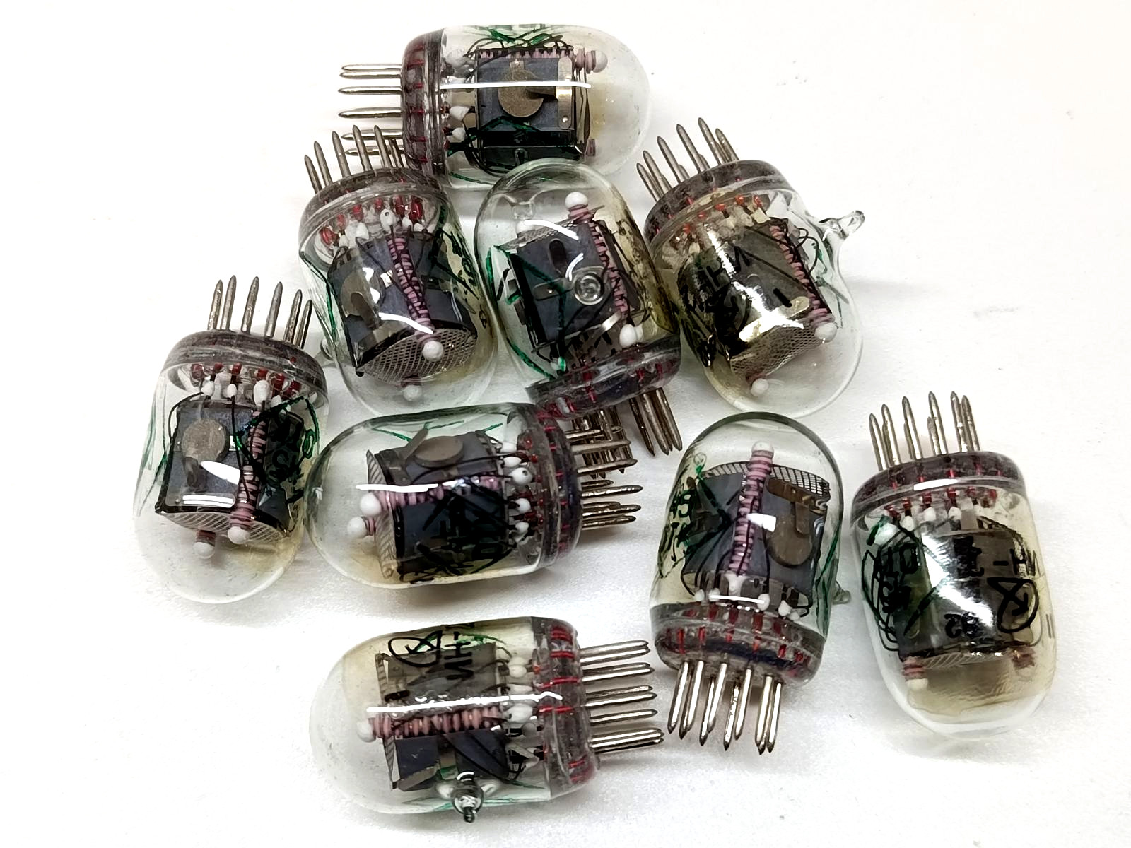 IN-2 Nixie tube IN2 IN-2 IN NIXIE DISPLAY TUBES NOS WORKING 6PCS