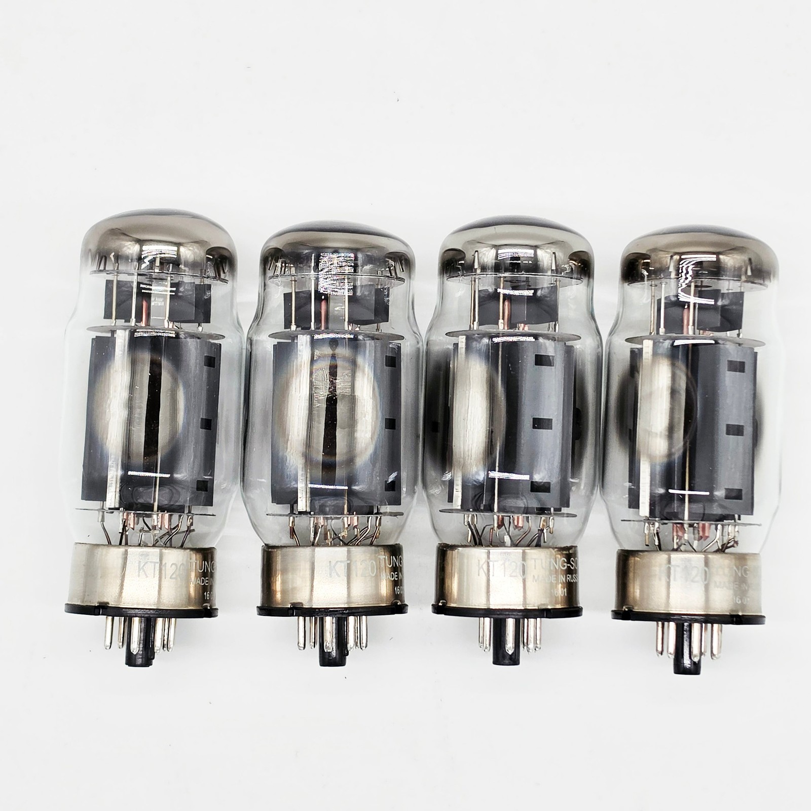 Factory Matched Quad Tung-Sol KT-120 Power Tubes, Russian, New