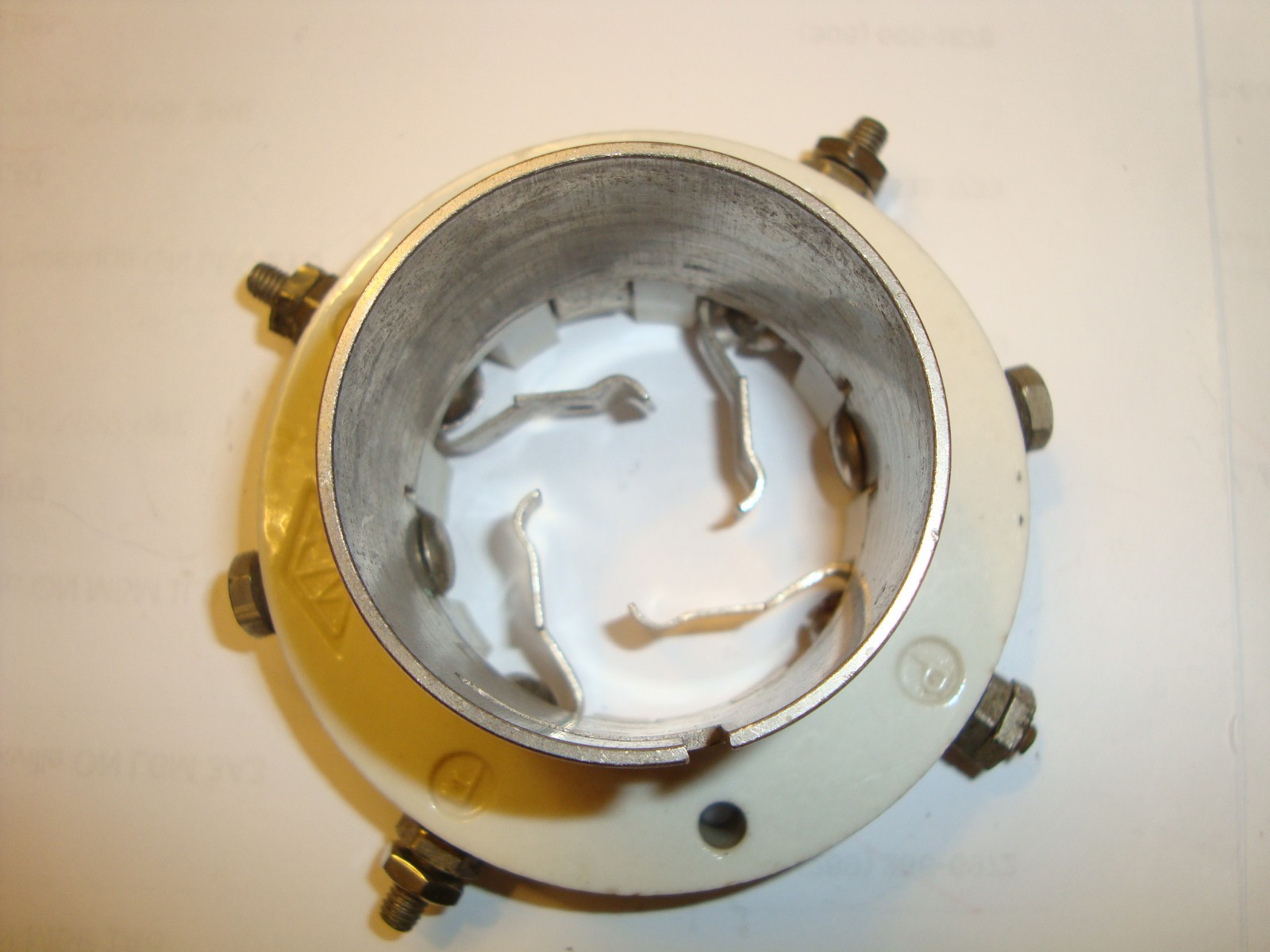 One Single Vintage Tube Socket, For 4-Pin Tubes, 845, 211/VT-4C,etc.