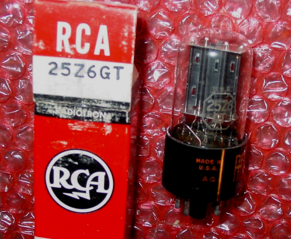 4 Vintage Electron Tubes Mixed Parts Lot RCA GE Sylvania All Test Good USA