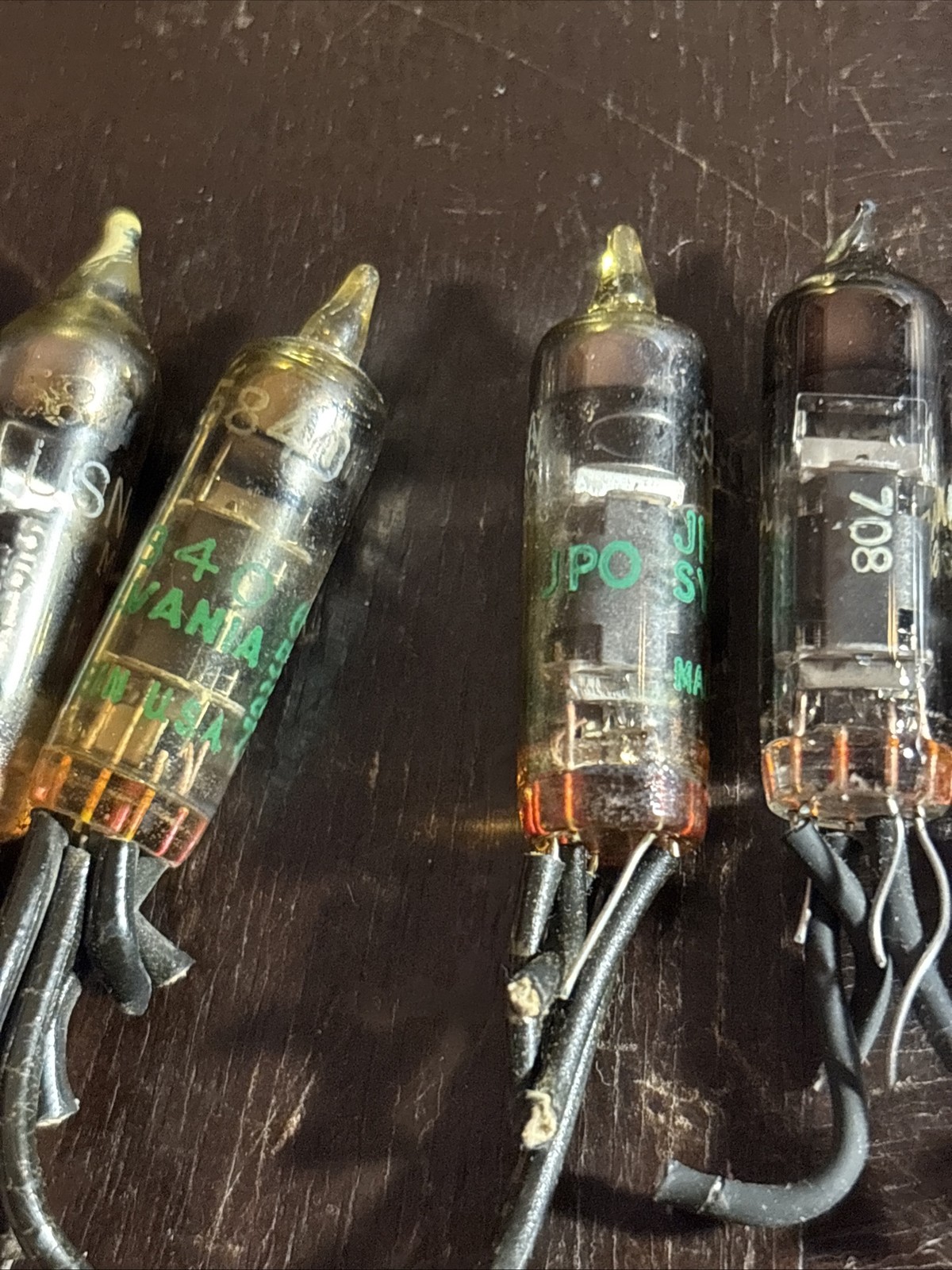 LOT OF 8 USED JHS 5840 Submini Pentode Preamp / Tube Mics, TV7