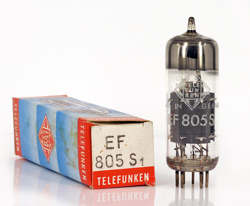 EF805S TELEFUNKEN NOS GERMANY Tube Valvula Lampe TSF Valvola Röhre Valve 진공관 真空管