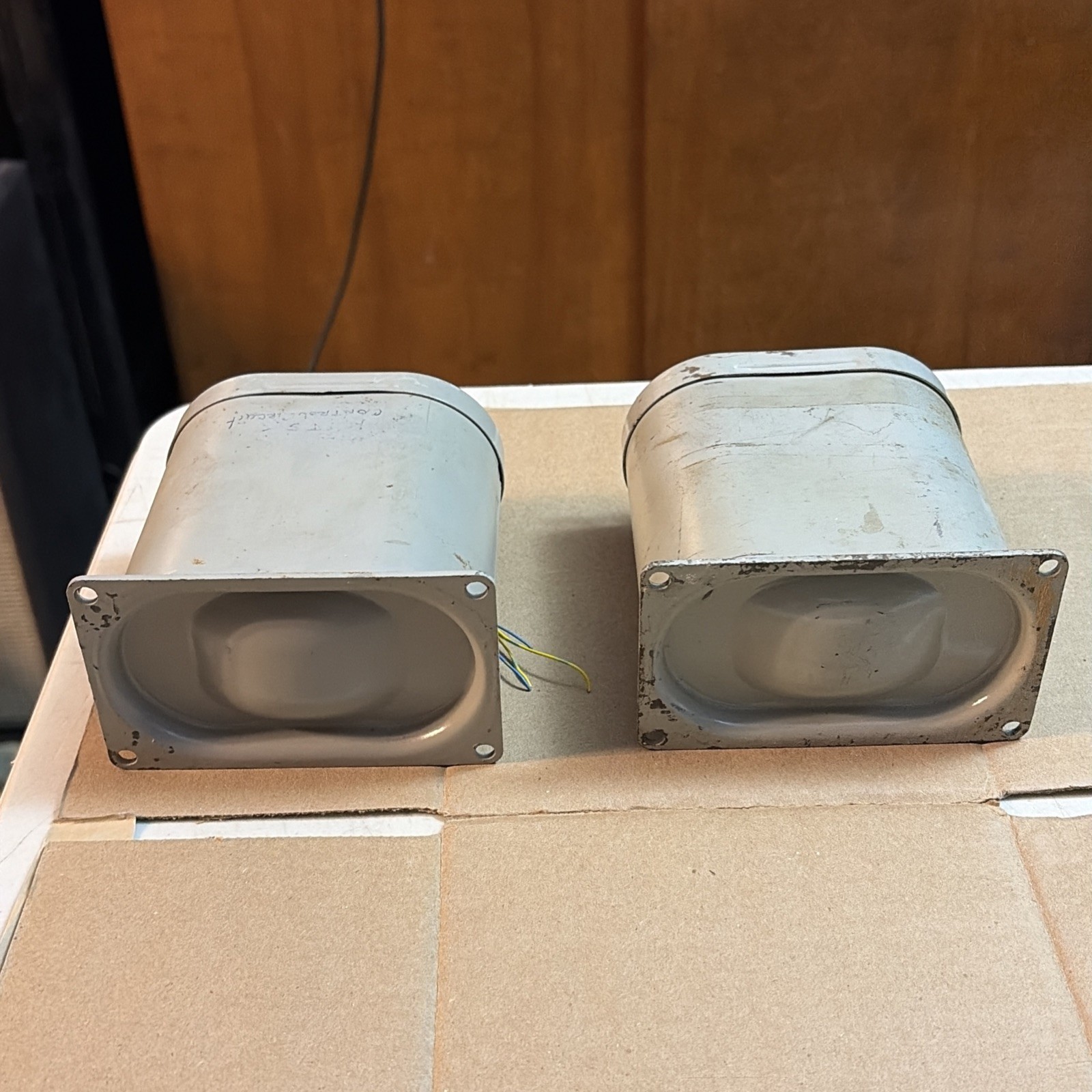 Pair Vintage Western Electric REP 111 C Audio Transformer Tube Preamp Sweetener