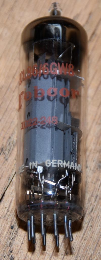 MULLARD ECL86 / 6GW8 Vacuum Tube Webcor Branded Made in Germany Amplitrex Strong