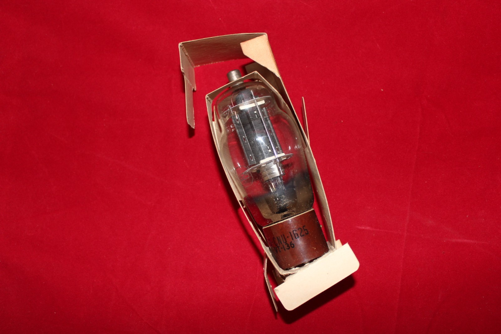 4 NOS JAN-CNU-1625 Vacuum Tubes Quad March 1944 National Union Matched 4900 Gm