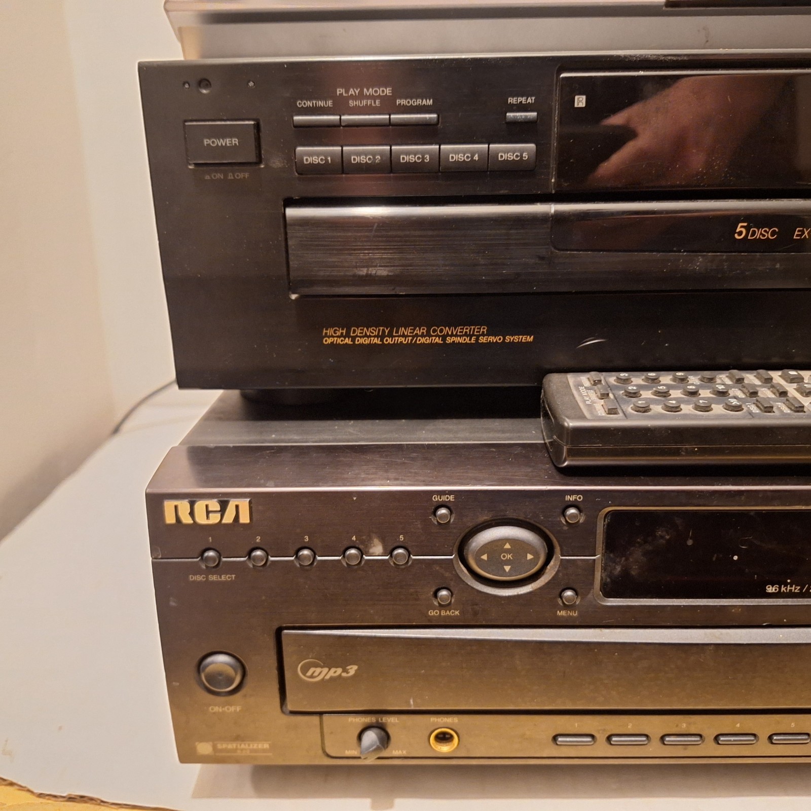 PARTS!! READ!! Sony VCR DVD Combo | RCA DVD Changer | Sony CD Changer w/ Remote