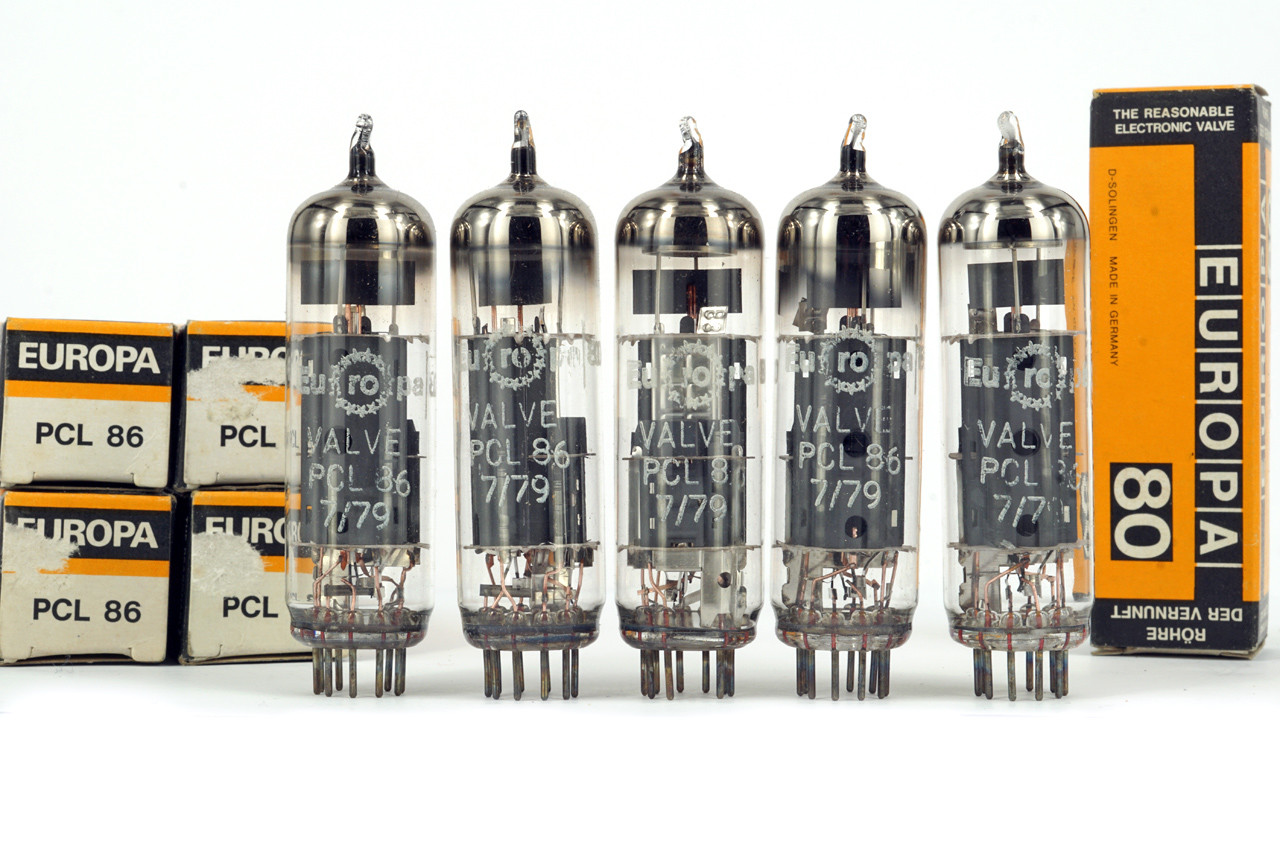 ONE PCL86 EUROPA80 NOS Tube Valvola Lampe TSF Röhre Valve 진공관 真空管 Valvula